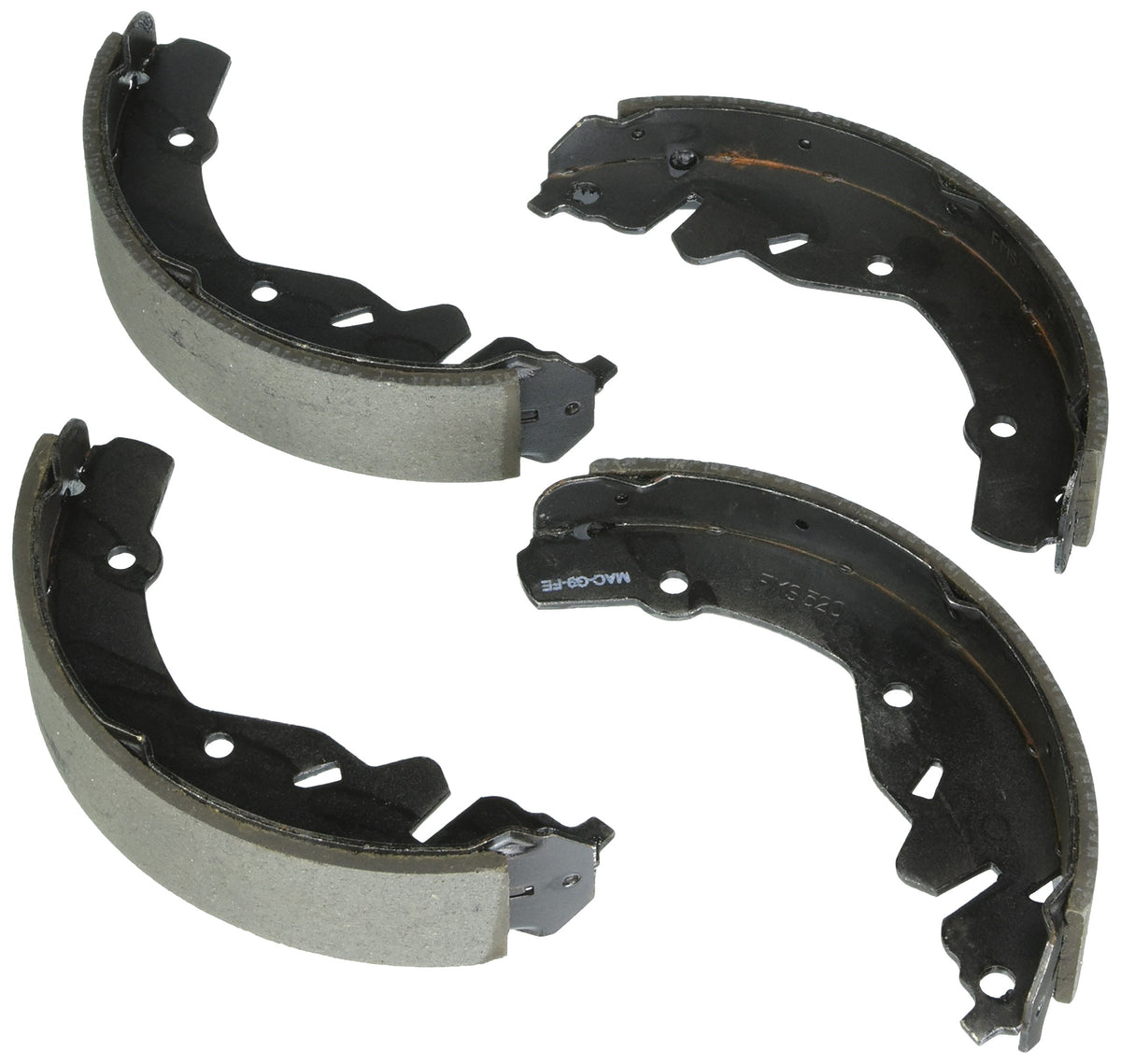 Bosch Bs520 Blue Drum Brake Shoe Set - Compatible With Select Chrysler Daytona, Laser, Lebaron, Sebring, Town & Country; Dodge 600, Aries, Charger, Daytona; Plymouth Caravelle, Reliant + More; Rear
