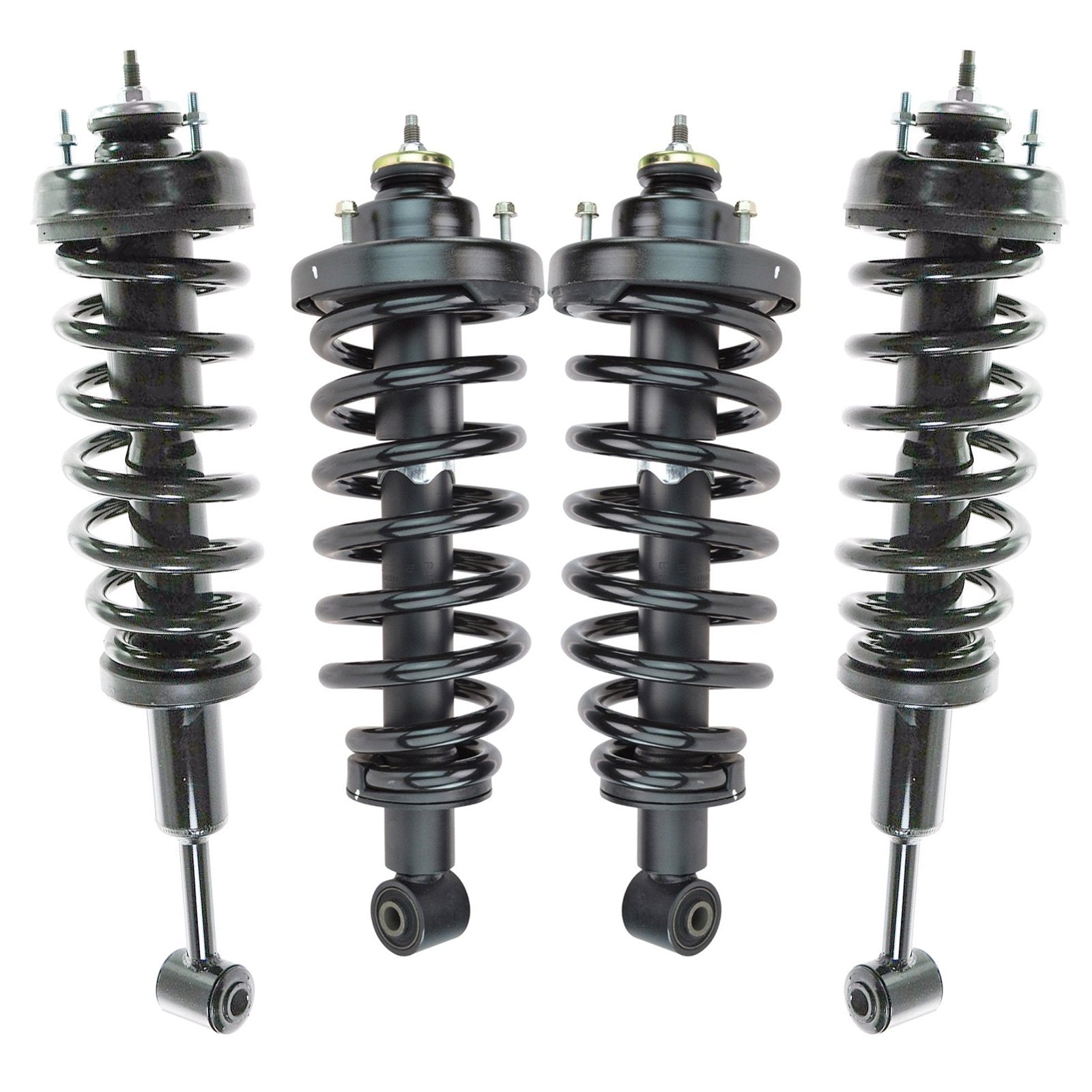 Trq Front And Rear Strut & Coil Spring Assembly Set Driver & Passenger Sides Compatible With 06-10 Ford Explorer Mercury Mountai