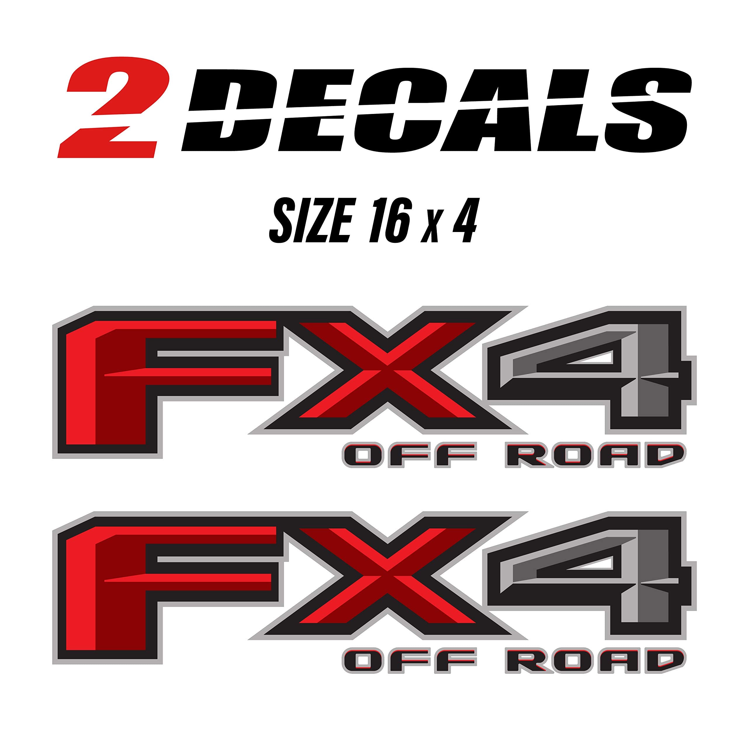 Fx4 Off Road Decal Usa Black Flag Replacement Sticker F 150 Bedside Emblem For 4X4 Truck Super Duty (Fx4 Off Road Decal Original