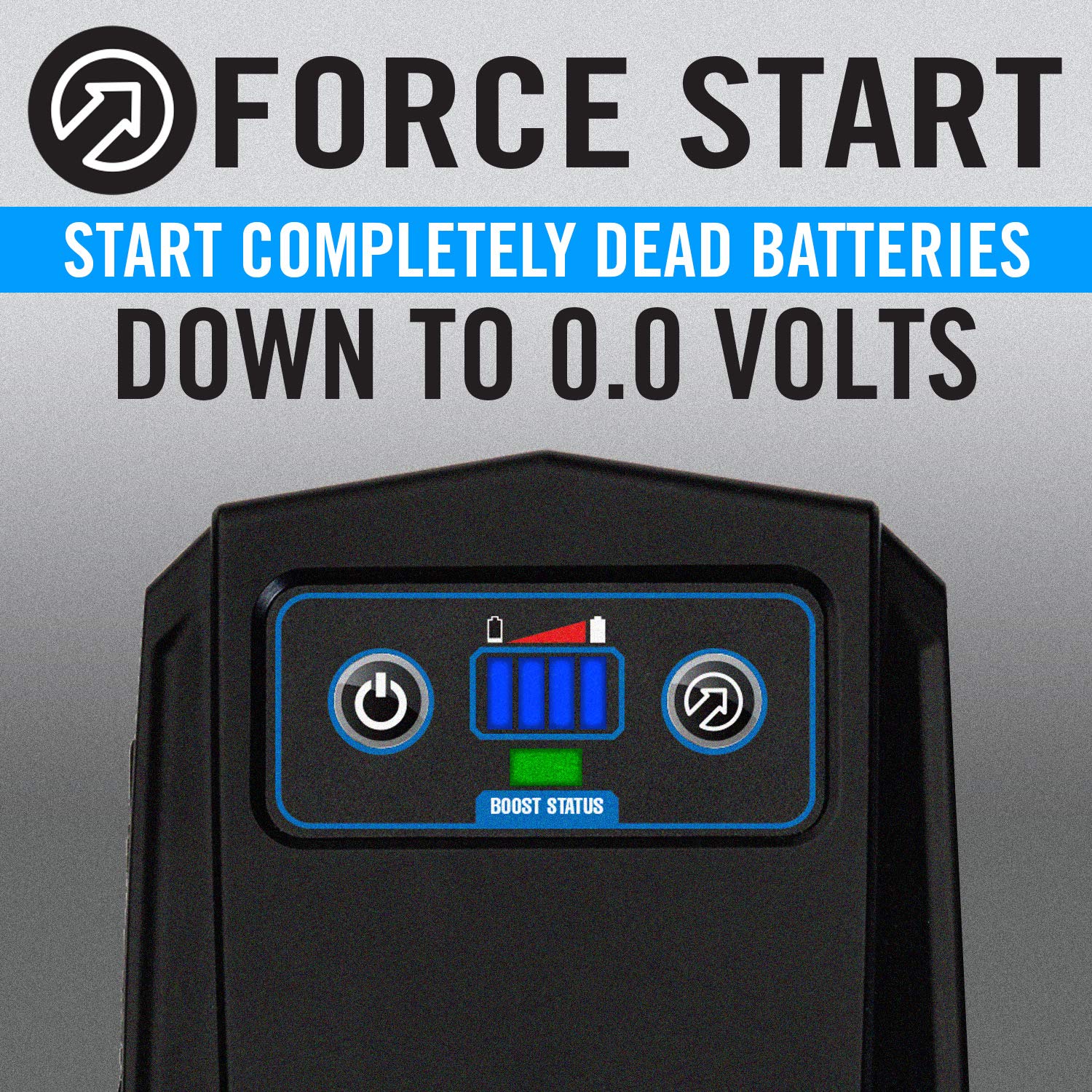 Clore Automotive Jnc325 Jump-N-Carry 2000A 12 Volt Jump Starter For Up To 8.0L Gasoline And 6.0L Diesel Engines