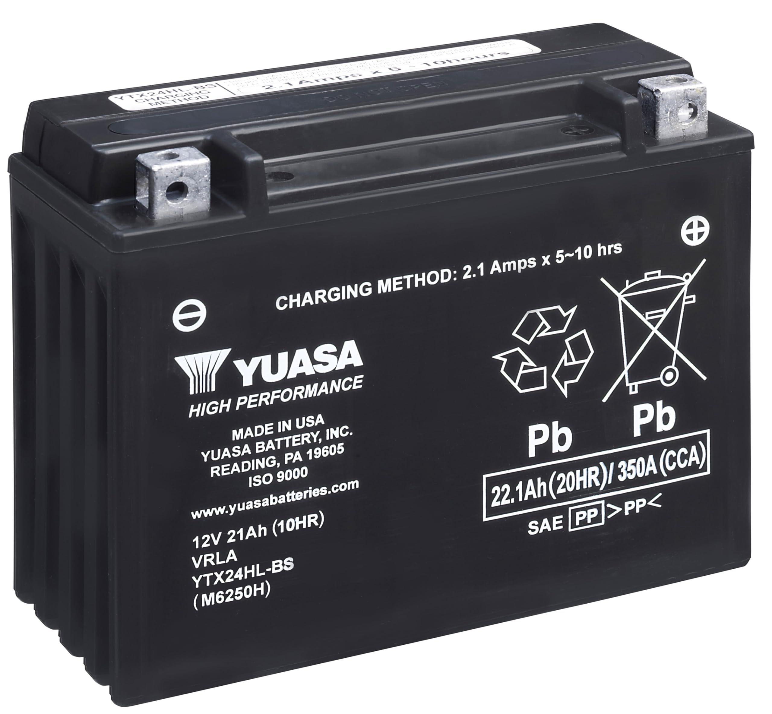Yuasa Yuam6250H Ytx24Hl-Bs Battery
