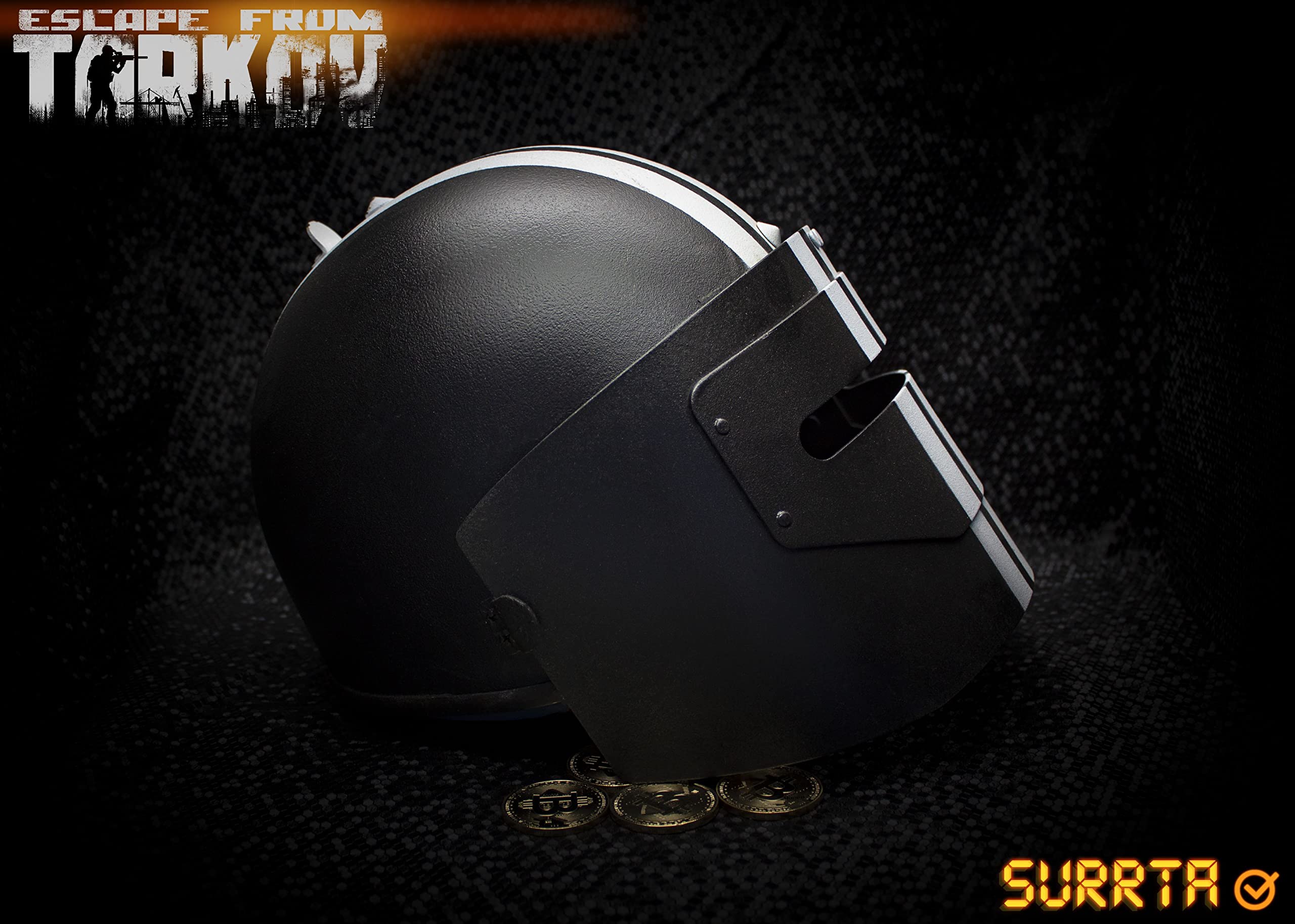 Surrta Escape From Tarkov Killa Helmet Costume Replica Russian Helmet Maska-1 With Steel Vizor(Killa Edition)