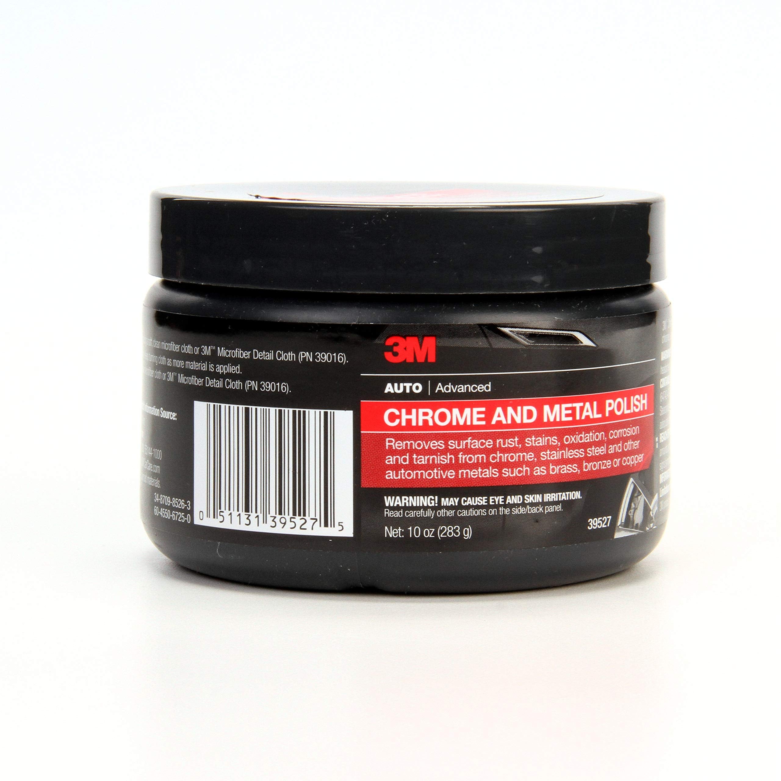 3M Chrome And Metal Polish, 39527, 10 Oz, Used On Wheels, Trim And Bumpers, For Automotive