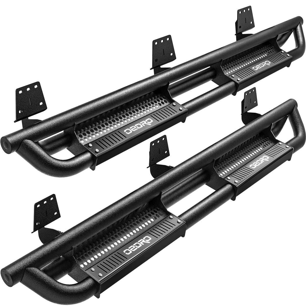OEDRO 6 inch Running Boards Compatible with 2019-2025 Ram 1500 New Body Crew Cab, Bolt-on Side Steps with Paintable Black Step A