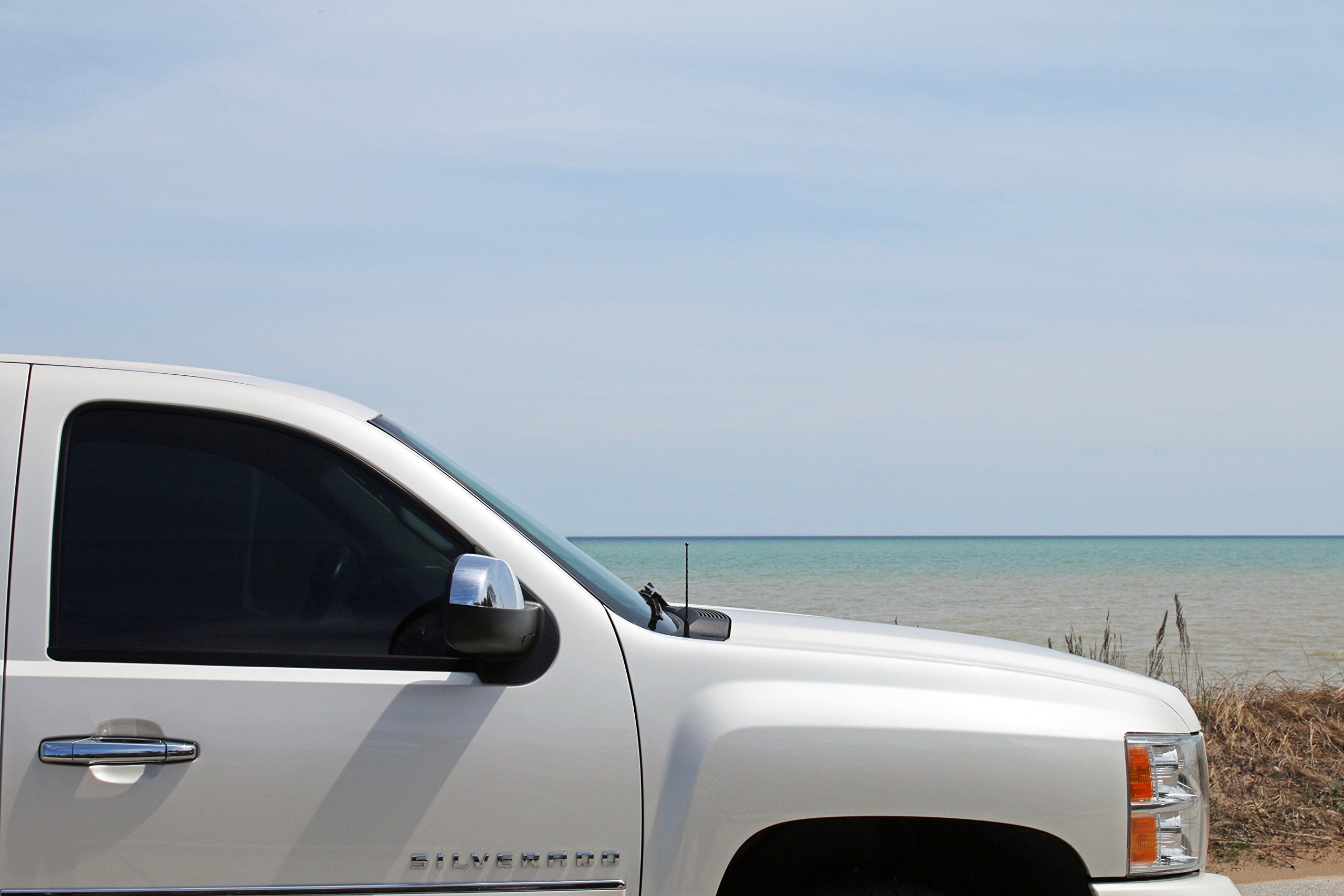 Antennamastsrus - 7 Inch Black Short Antenna Is Compatible With Toyota Tacoma (1995-2015) - Spiral Wind Noise Cancellation - Spring Steel Construction - Stainless Steel Threading