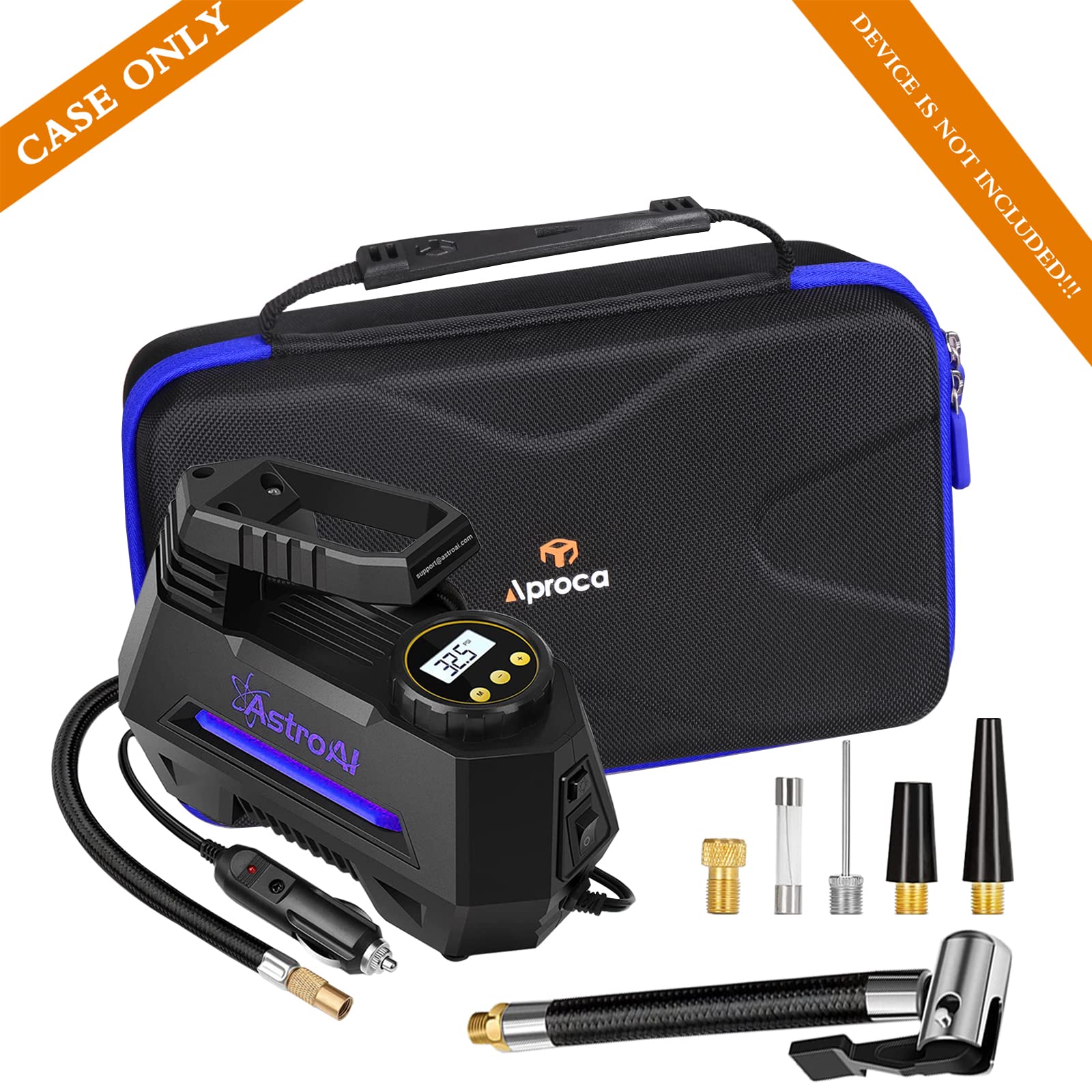 Aproca Hard Storage Travel Case, For Astroai Air Compressor Tire Inflator Portable Air Pump