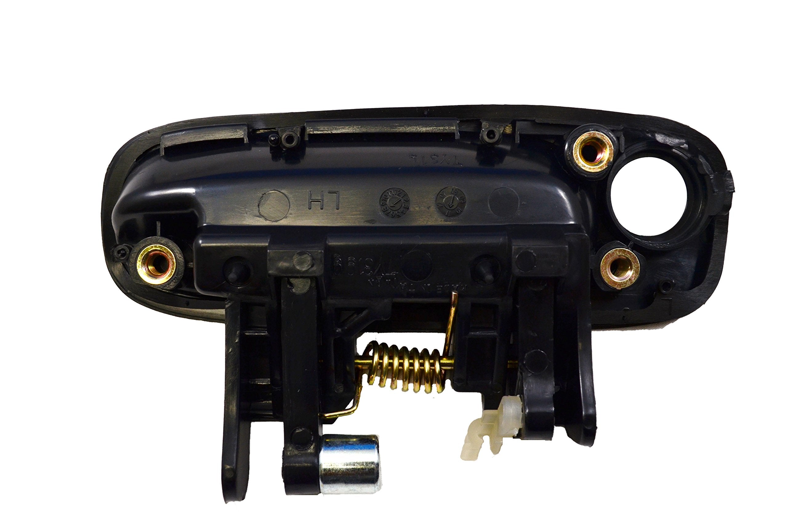 Pt Auto Warehouse To-3199A-Fl - Outside Exterior Outer Door Handle, Textured Black - Driver Side Front