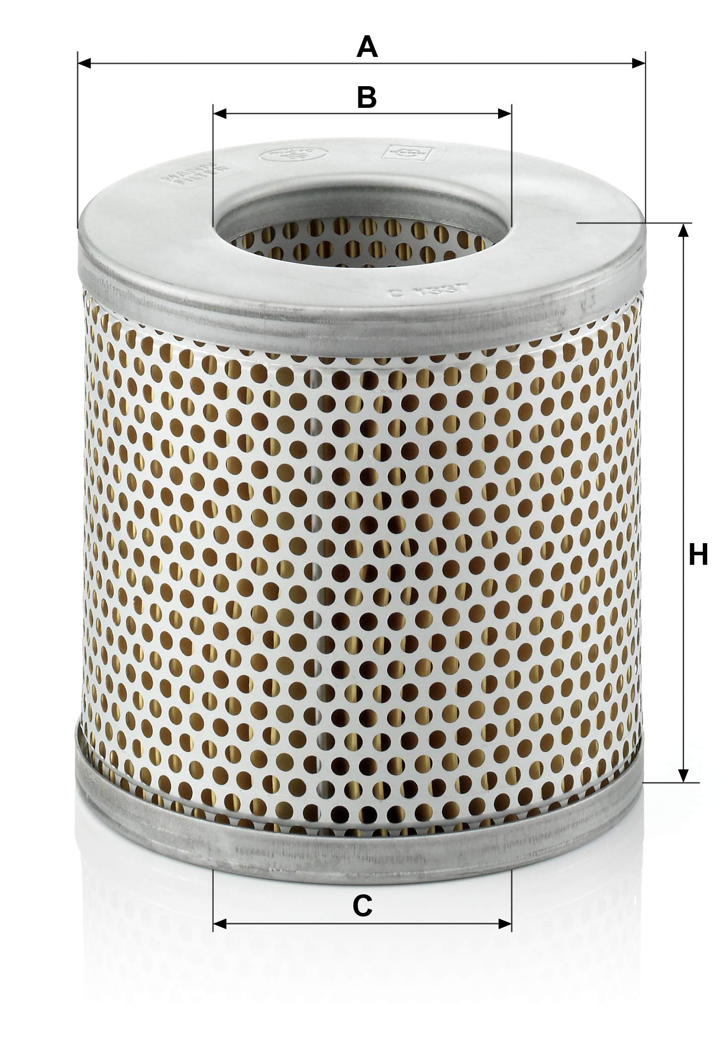 Mann Filter C 1337 Air Filter - Paper Material, High Efficiency for Optimal Engine Performance