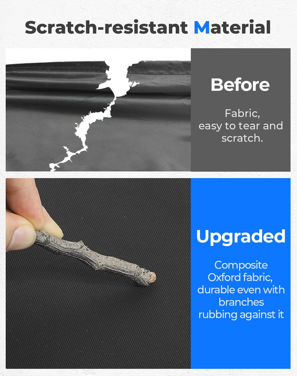 KEMIMOTO 3-Seat UTV Soft Roof Top Waterproof Compatible with Polaris Ranger XP 1000 2017-2025, Ranger 1000 2020-2025, Ranger XP