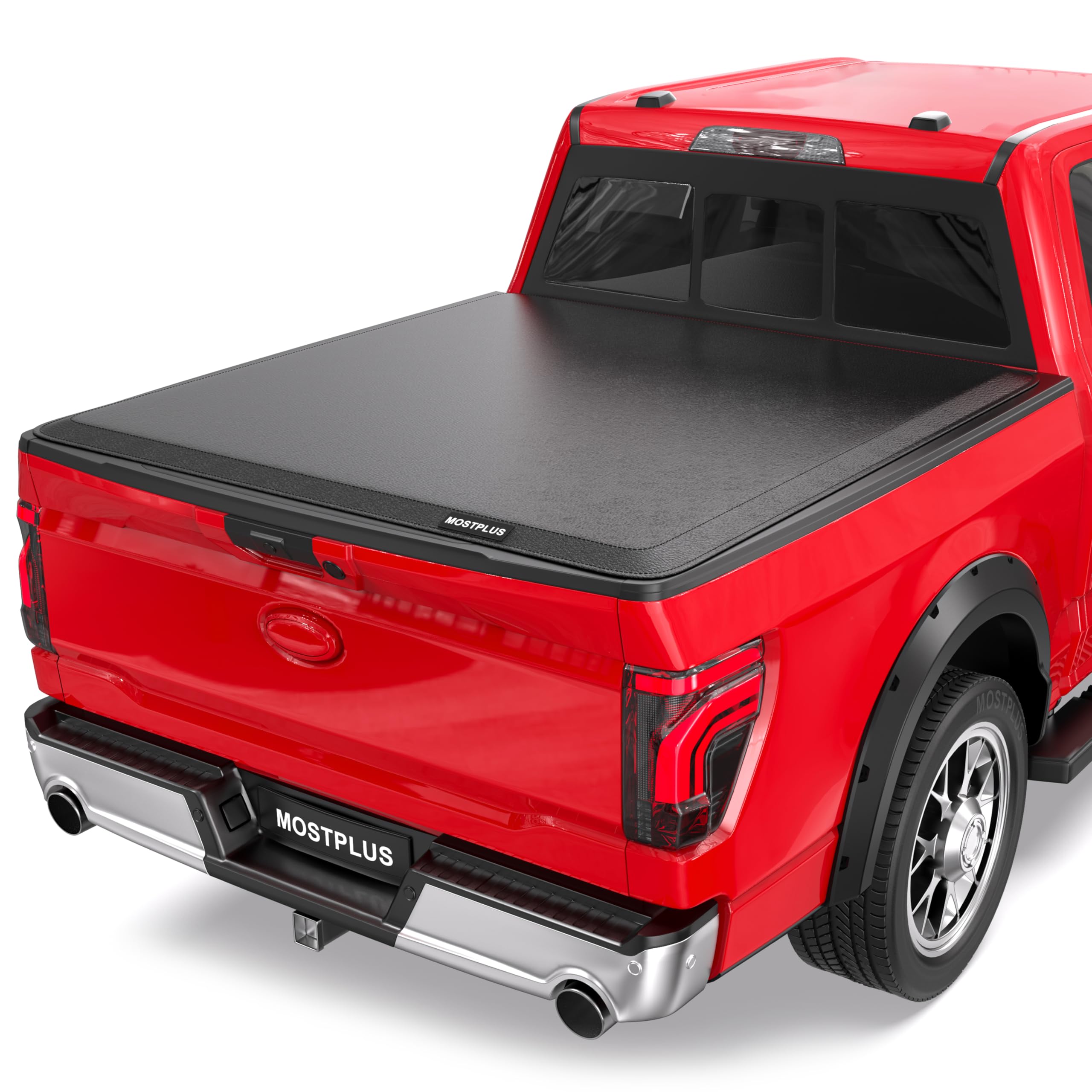 Mostplus Roll-Up Soft Vinyl Truck Bed Tonneau Cover Compatible With 2004-2008 Ford F150 F-150 (Excl. Raptor Series) Styleside 8