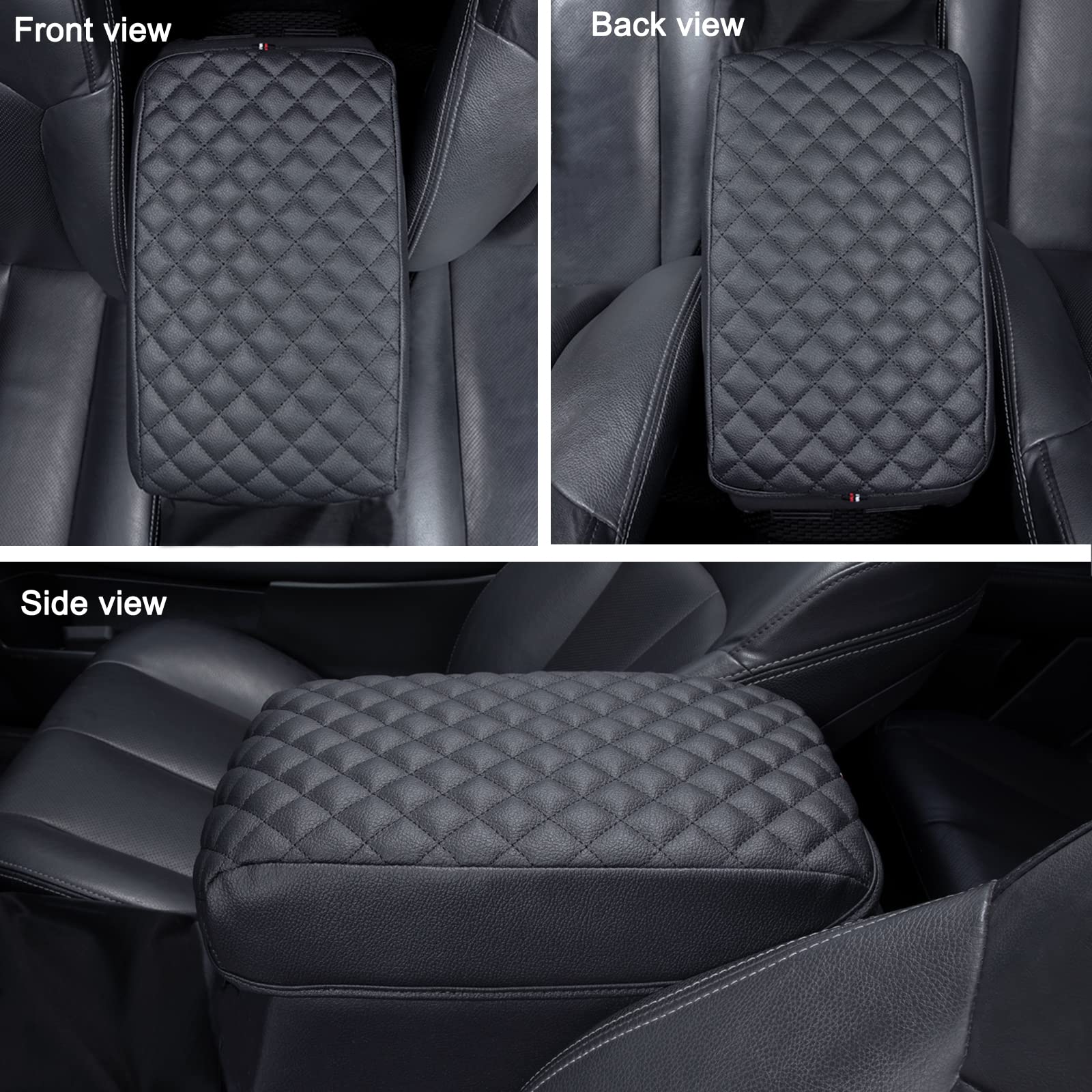 Jkcover Compatible With 2024 2025 Toyota Tacoma (4Th Gen Tacoma) Center Console Armrest Cover Accessories Pu Leather Car Anti-Sc