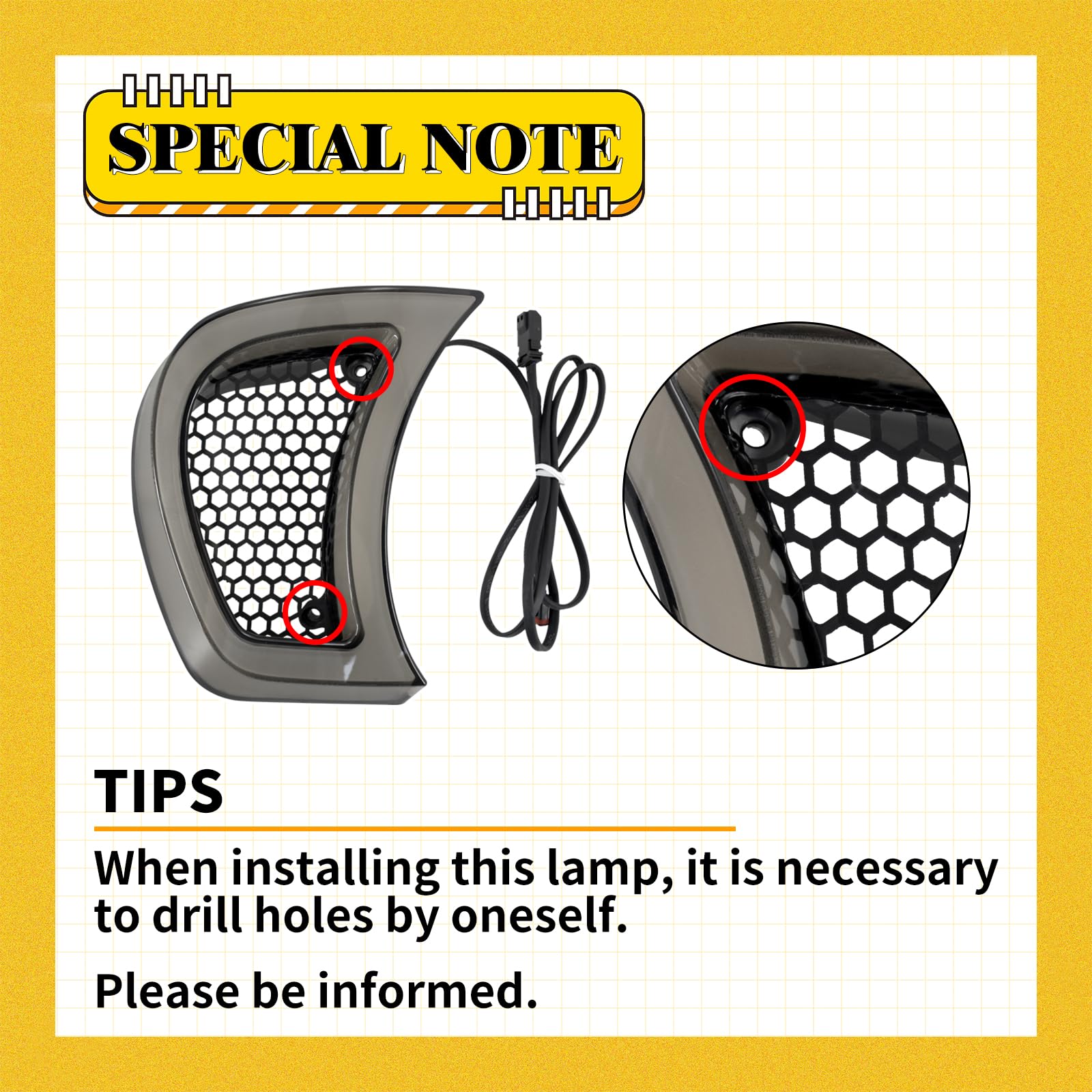 Hcmotorku Motorcycle Led Headlight Vent Accents Turn Signal Light Running Light Fit For Harley Touring Road Gilde 2015-2023 Smok