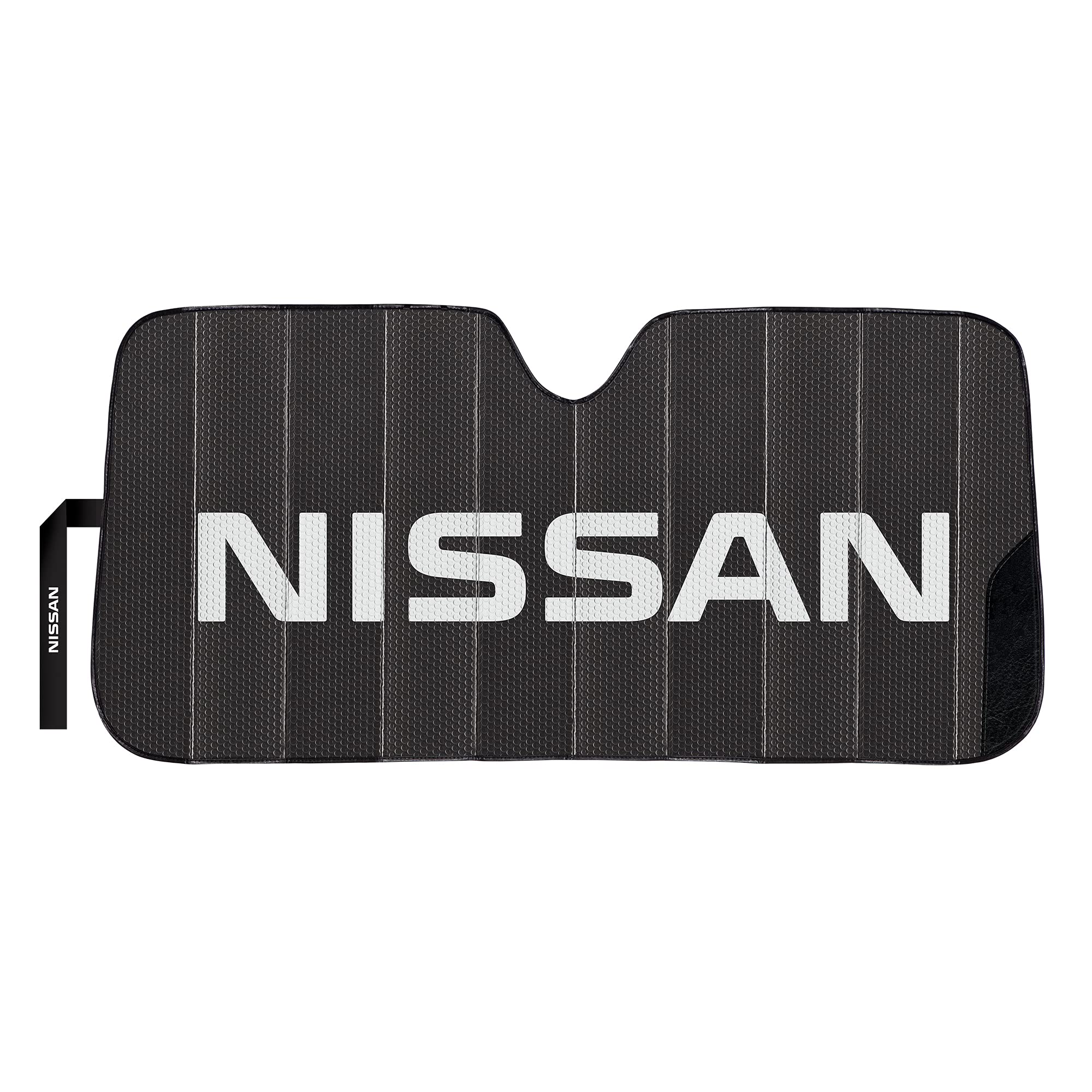 Plasticolor 003938W01 Black Matte Accordion Sunshade Compatable With Nissan