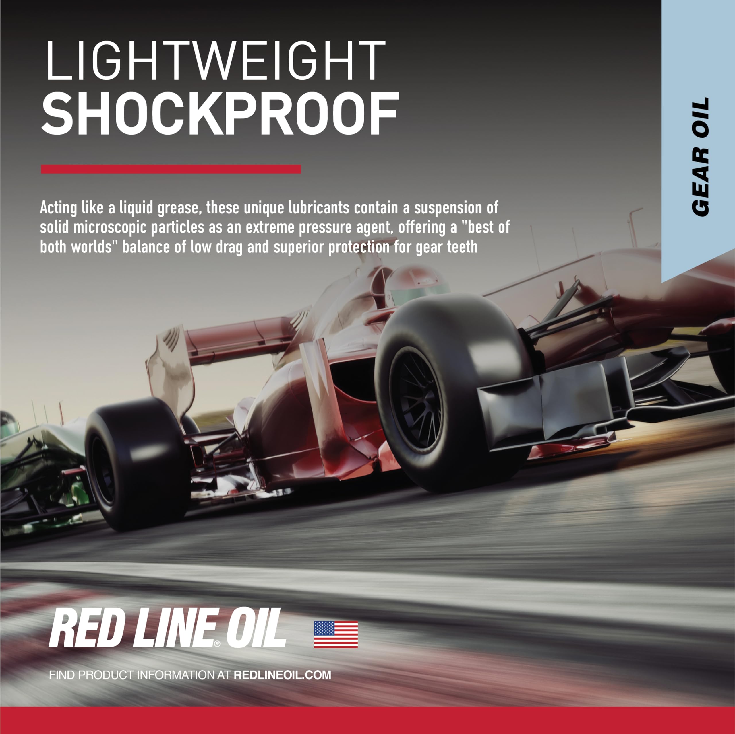 Red Line 58405 Lightweight Shockproof Gear Oil - 1 Gallon (4 Pack)