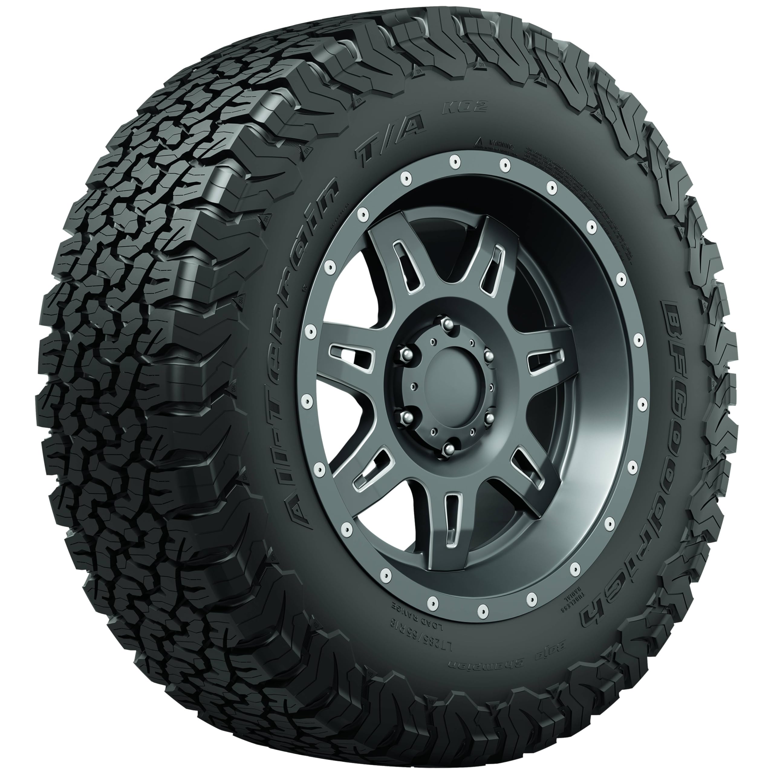 Bfgoodrich All Terrain T/A Ko2 Radial Car Tire For Light Trucks, Suvs, And Crossovers, Lt255/70R17/E 121/118S