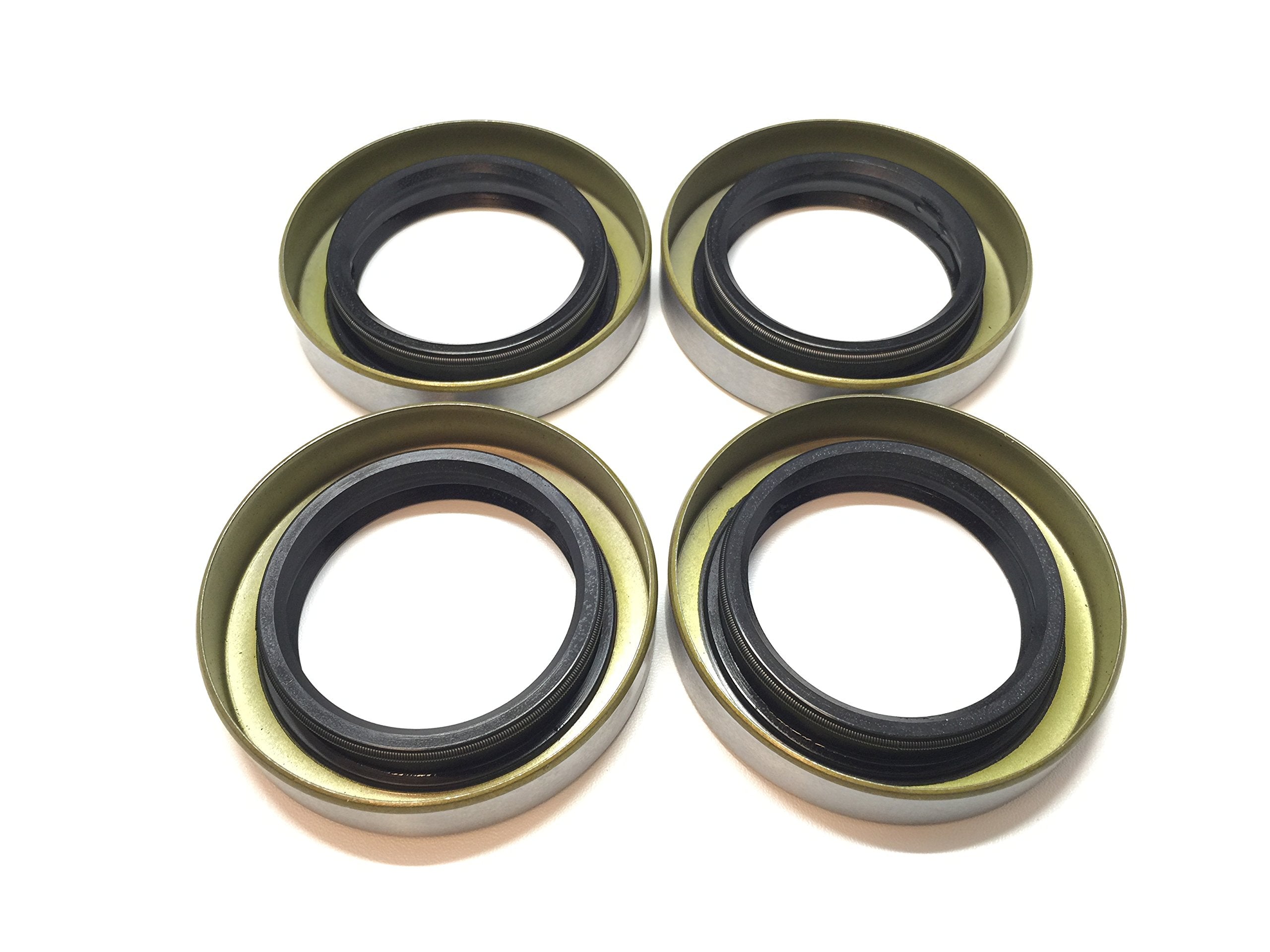 (Pack Of 4) Wps Double Lip Trailer Axle Hub Grease Seals 1.68'' X 2.56'' X 0.500'' Wps 168255Tb For 1 3/8'', L68149 Trailer Whee