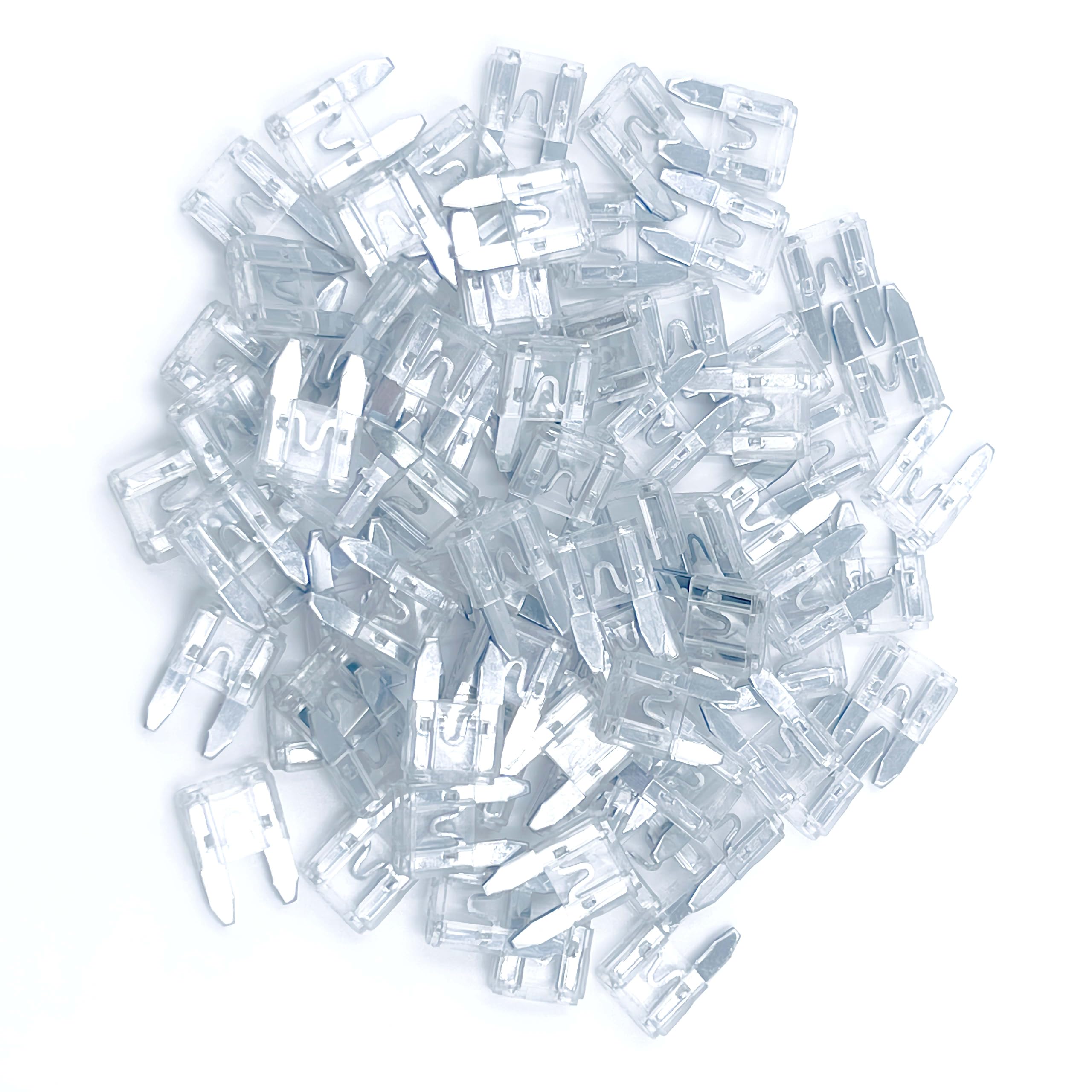 Xjlsgxusg 80Pcs 25Amp Mini Car Fuses, Blade Fuse Assortment Kit For Car, Marine, Truck, Rv Fuse Replacement