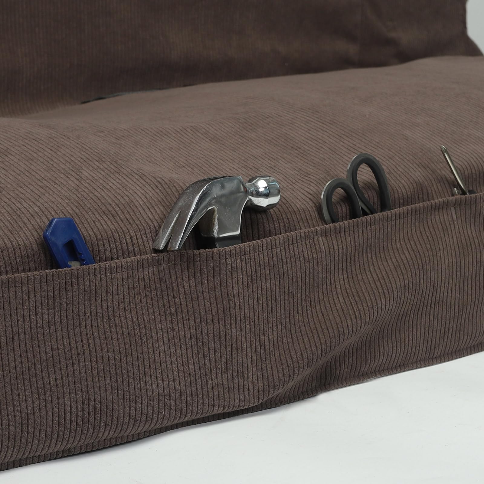 Leader Accessories Front Solid Bench Seat Cover Universal Fits Ford, Chevrolet, Dodge, and Full Size Pickup Trucks Coffee