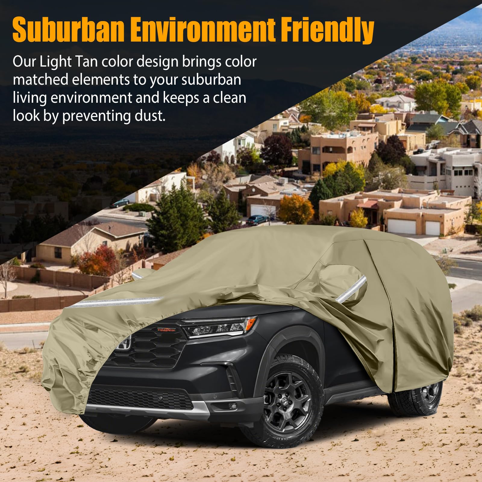 Waterproof Car Covers Replace for 2002-2025 Honda Pilot, Multilayer Heavy Duty with Cotton Liner All Weather Custom-fit Car Cove