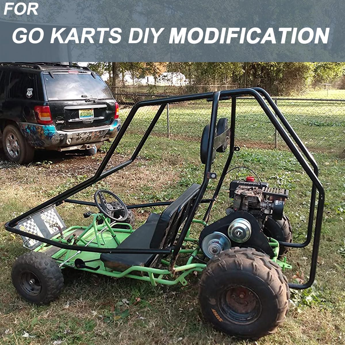 212Cc Torque Converter 6.5 Hp 3/4' Go Kart Mini Bike Comet Clutch 10T 40/41 And 12T 35 Chain Predator Driver Pulley Replacement Set - 30 Series