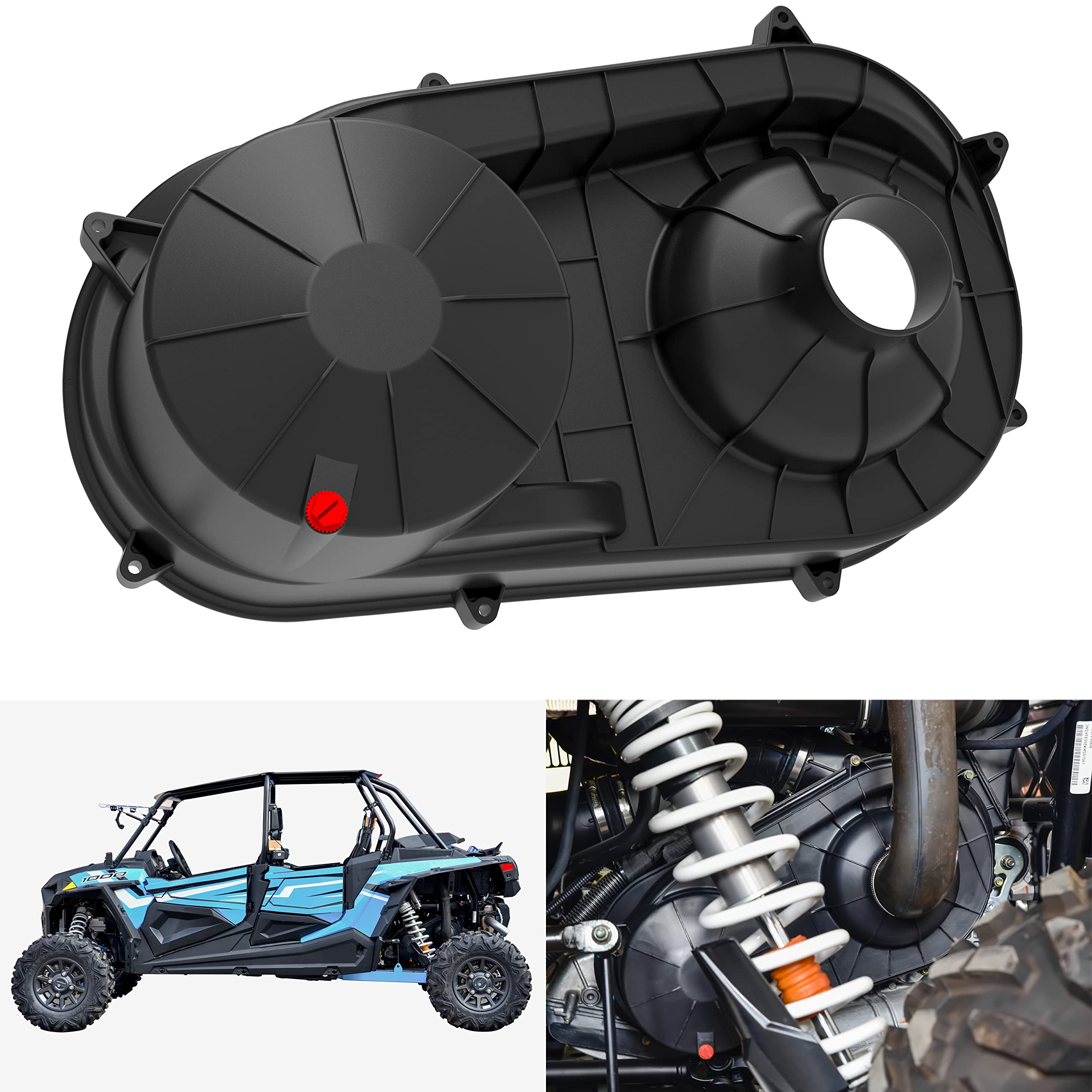SAUTVS UTV Clutch Cover, Plastic Outer Clutch Housing for Polaris RZR XP 1000 / XP 4 1000 /General 1000 / General 4 1000 / RZR 4