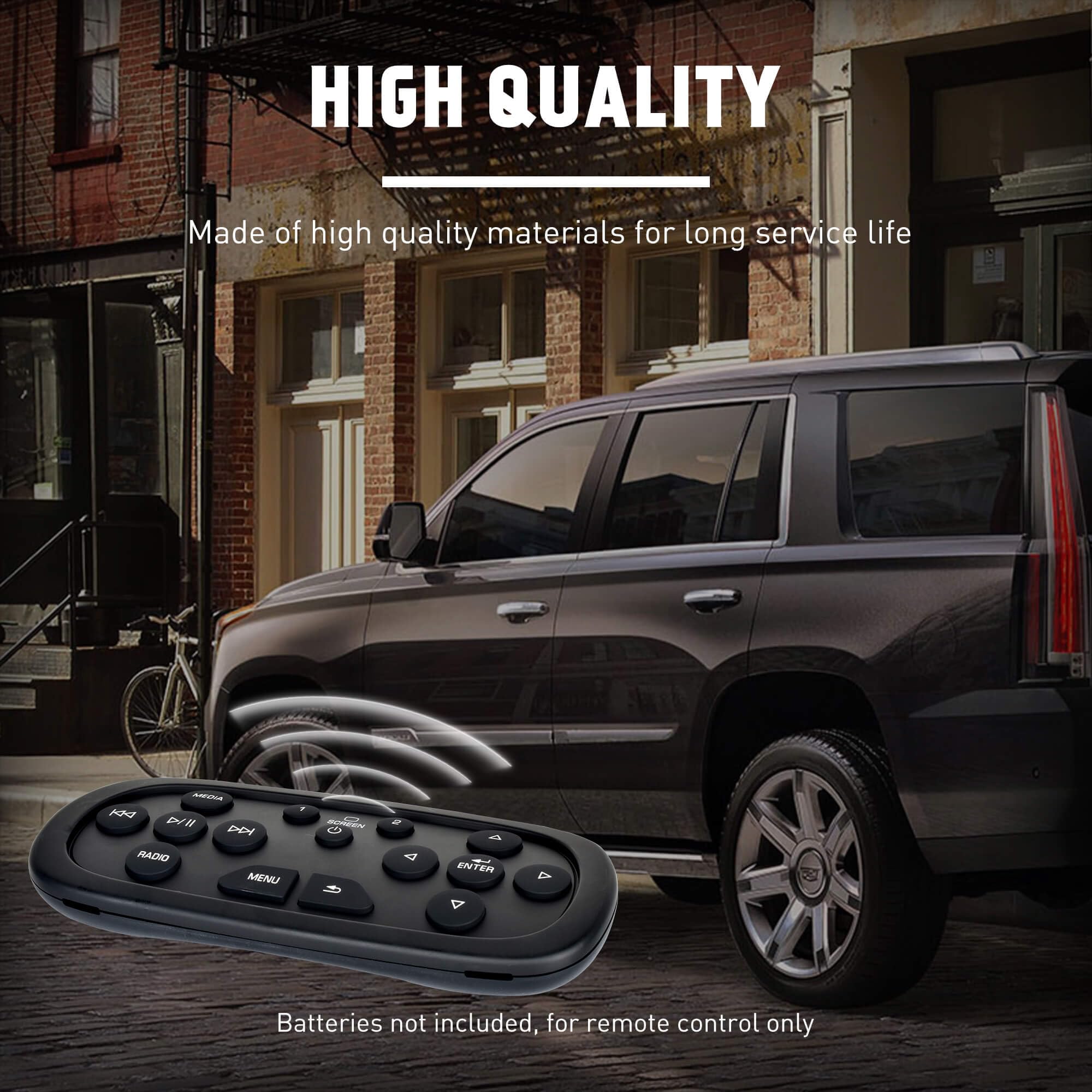 Ximaka 84012998 Rear Overhead Consoles Dvd Entertainment Remote Control Replacement For 2015-2020 Cadillac Escalade, 2013-2016 C