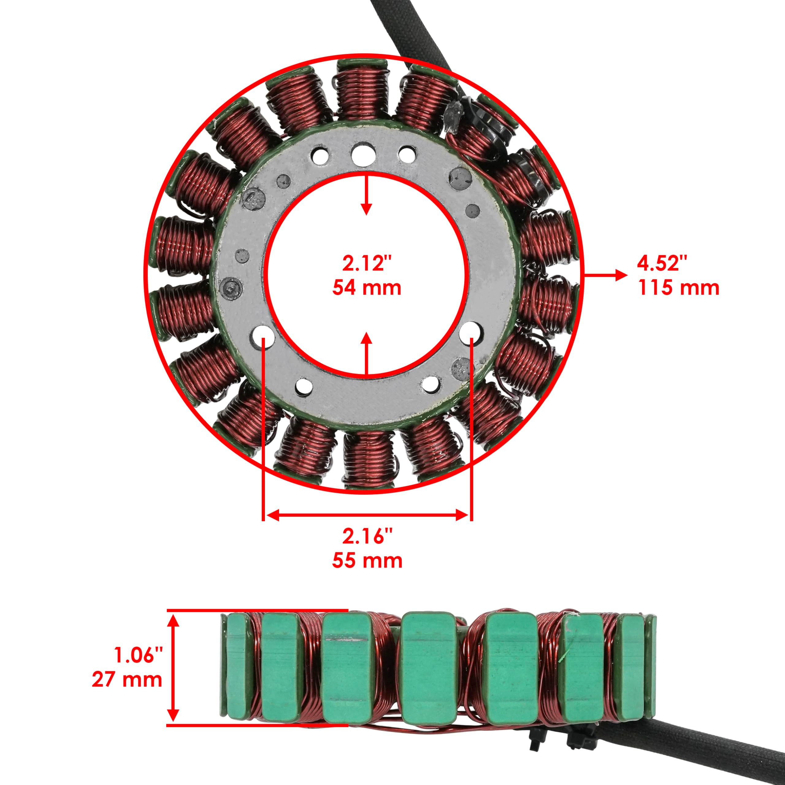 Caltric Stator Regulator Rectifier Gasket Compatible with Suzuki Vl1500 Vl1500B Intruder 1500 1998-2004