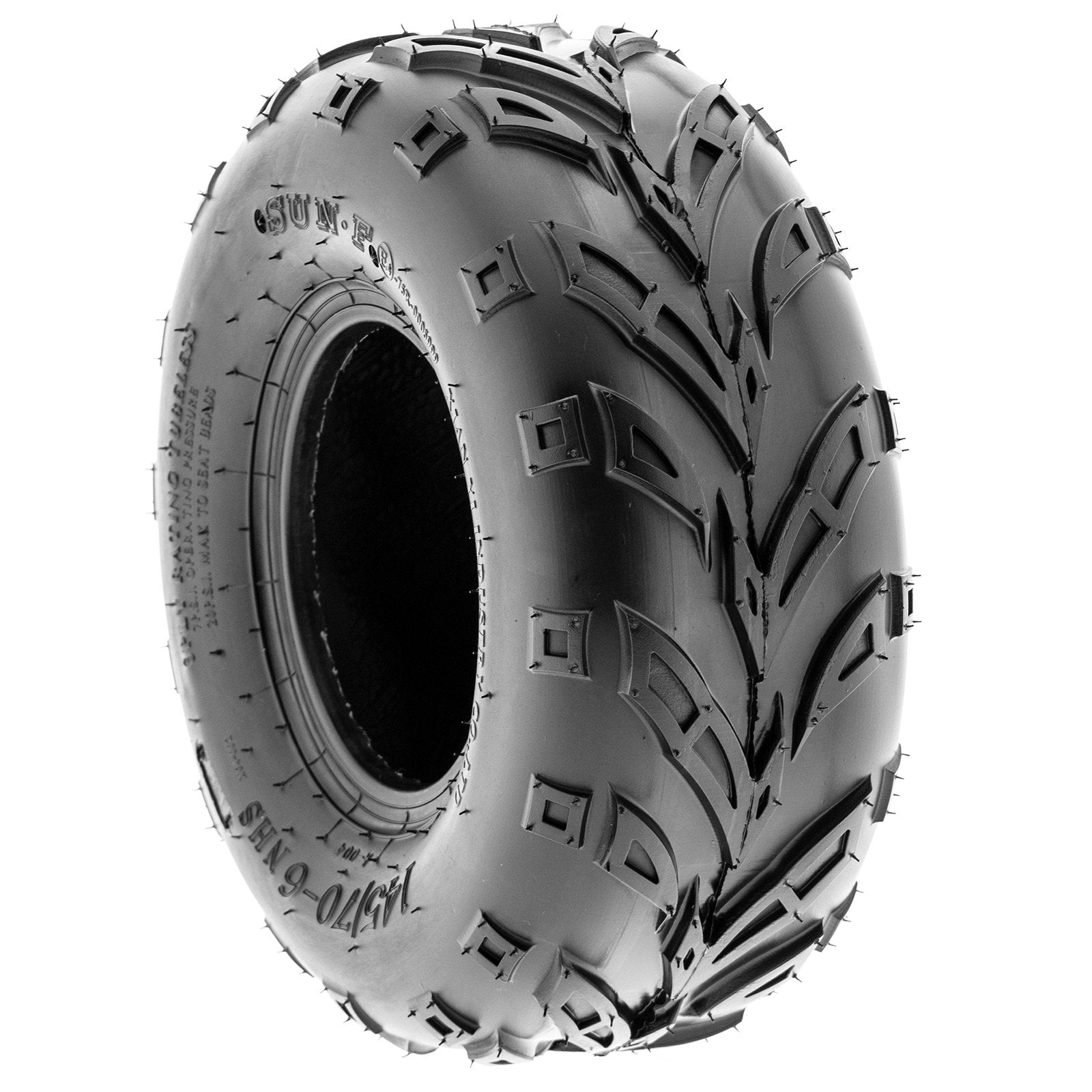 SunF A004 ATV Go Karts Off-Road Tire 145/70-6, 6 PR, Track & Trail, Tubeless