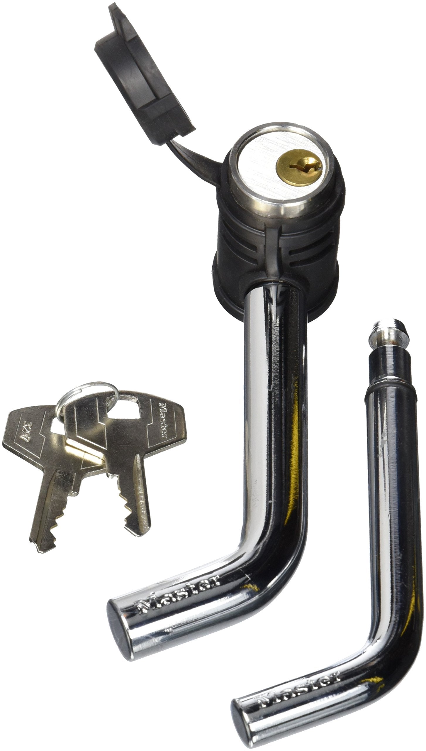 MASTERLOCK Master Lock 2866DAT Chrome 5/8 x 1/2 Swivel Head Receiver Pin and Lock