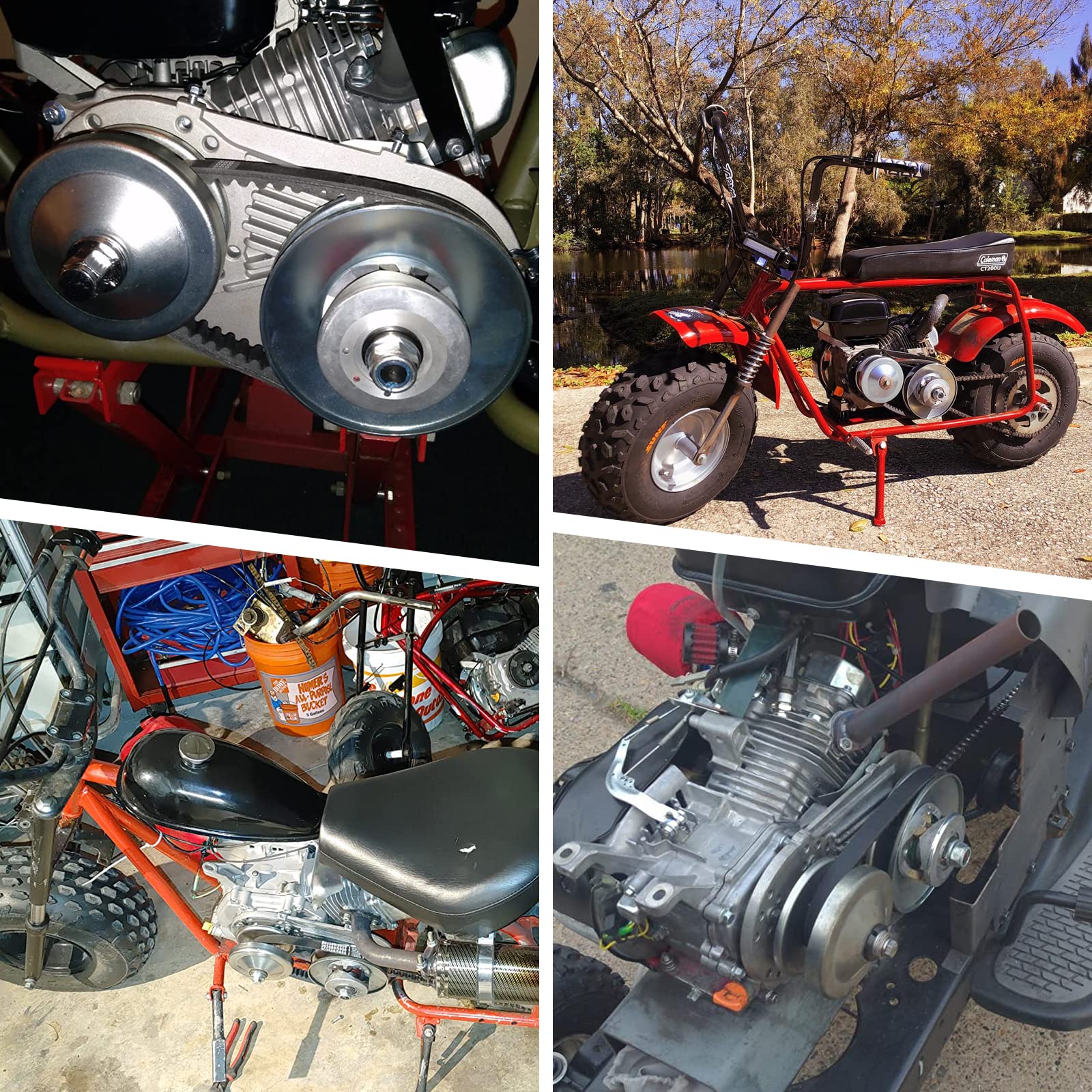 5Pcs 30 Series Go Kart Drive Belts Go Kart Torque Converter Drive Belt Replacement For Manco 5959 / Comet 203589