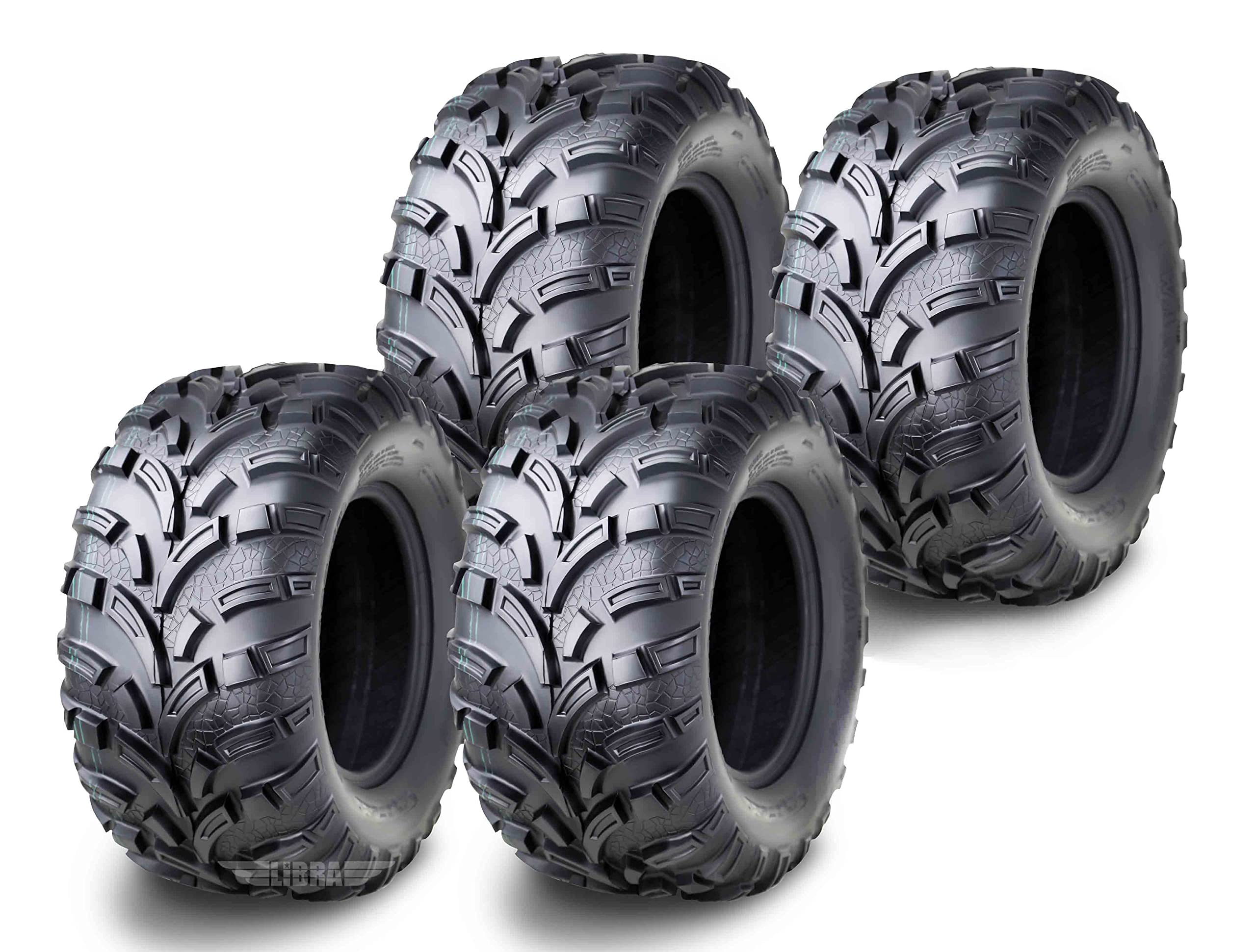 Wanda Atv/Utv Tires 25X11-12 6Pr Lit Mud, Set 4