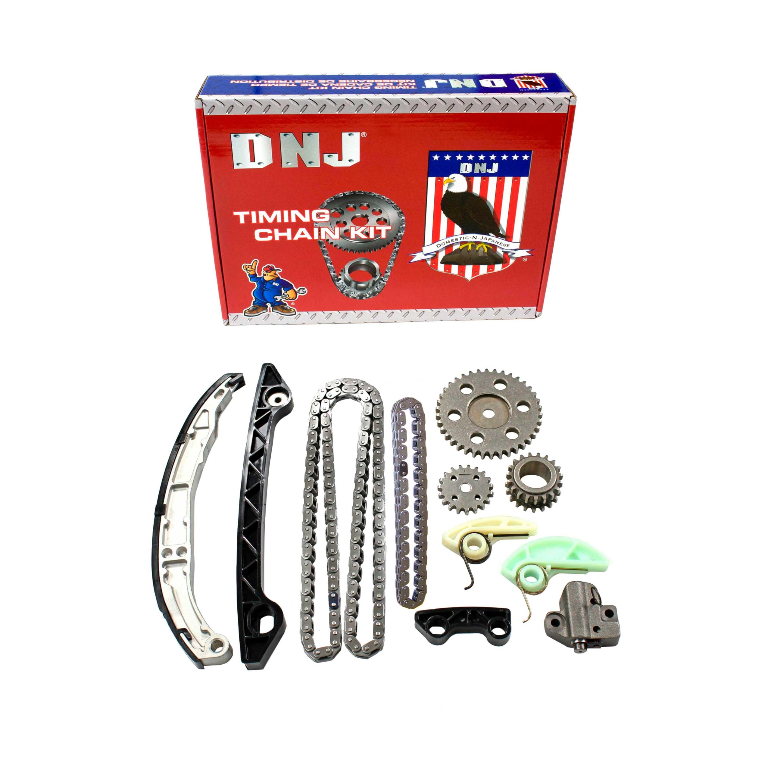 DNJ TK462A Timing Chain Kit/For 2006-2013/ Ford, Lincoln, Mercury, Mazda/Escape, Fusion, Mariner, Milan, MKZ/ 2.3L, 2.5L/ DOHC/
