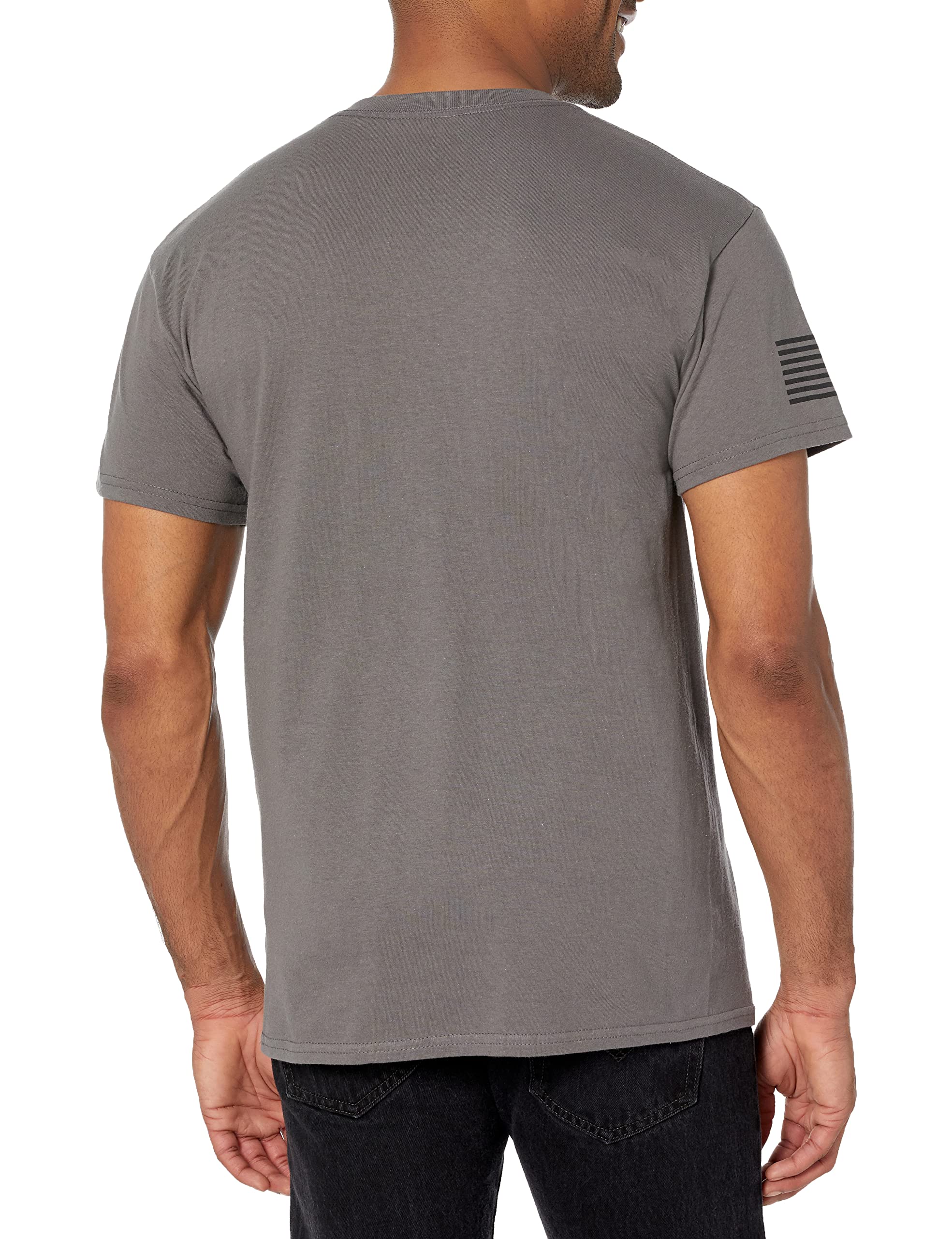 Icon Sports Men'S Standard U.S. Air Force Short Sleeve T-Shirt, Grey, X-Large
