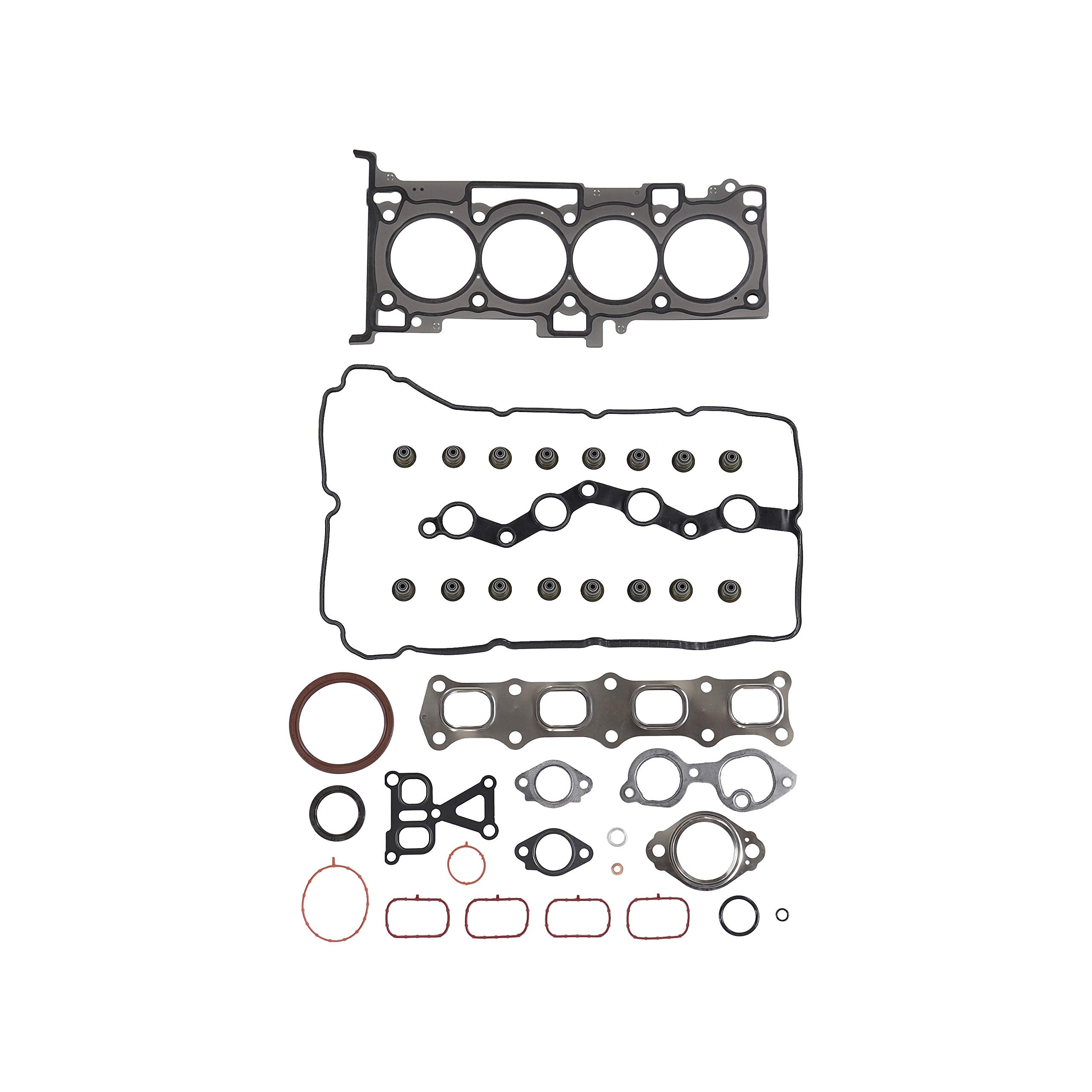 DNJ FGS1080 Full Gasket Sealing Set for 2008-2017 Mitsubishi Lancer Outlander Outlander Sport 2.4L L4 16V DOHC 2360cc