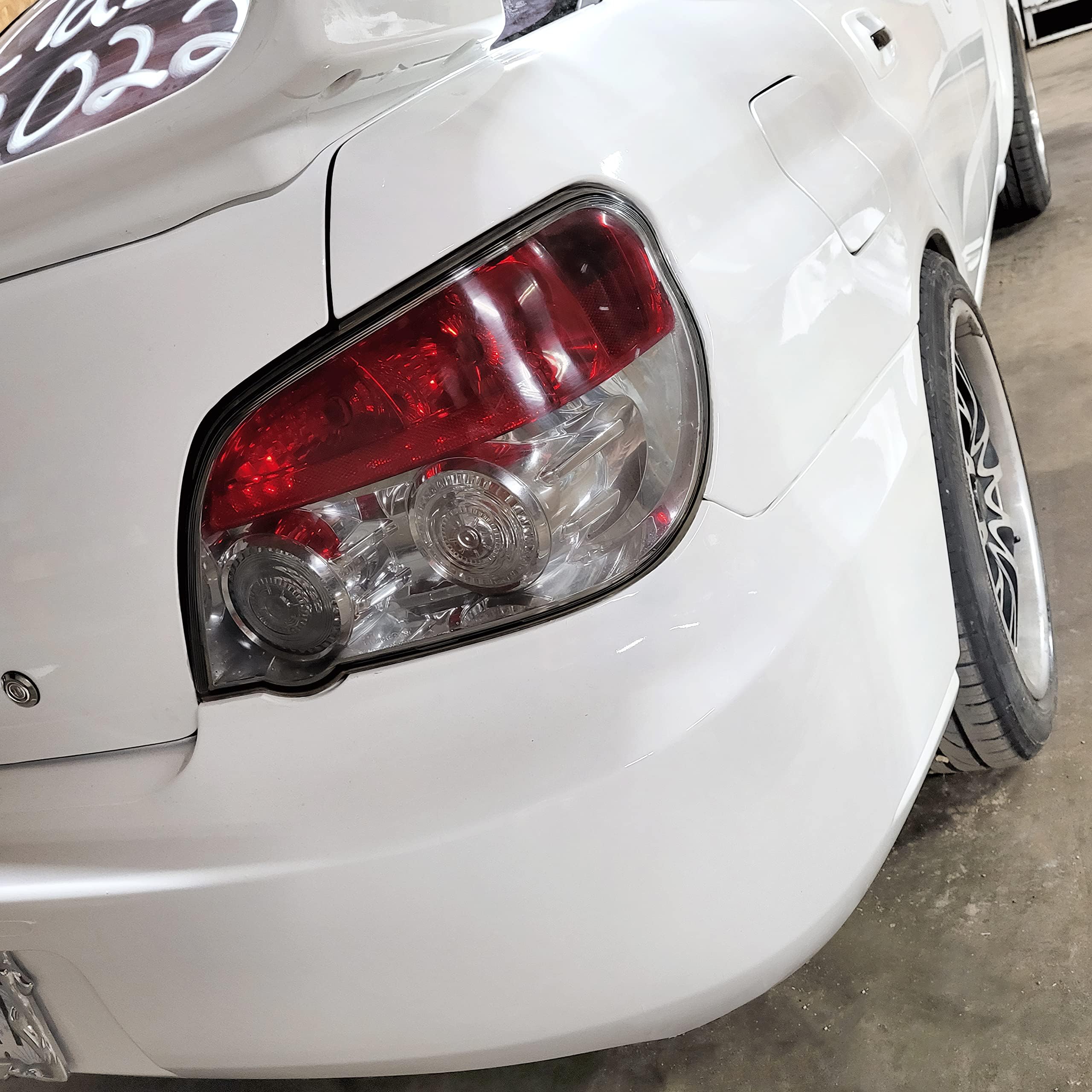 Vvivid White Gloss Car Wrap Vinyl Roll With Air Release Adhesive (1Ft X 5Ft)