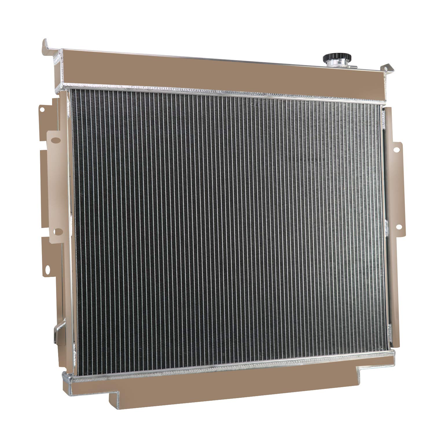 4 Row 62mm Core Aluminum Radiator Replacement for 1983-1996 Ford F250 F350 F59 6.9L 7.3l Super Duty V8 Diesel 1988 1993 1989 199