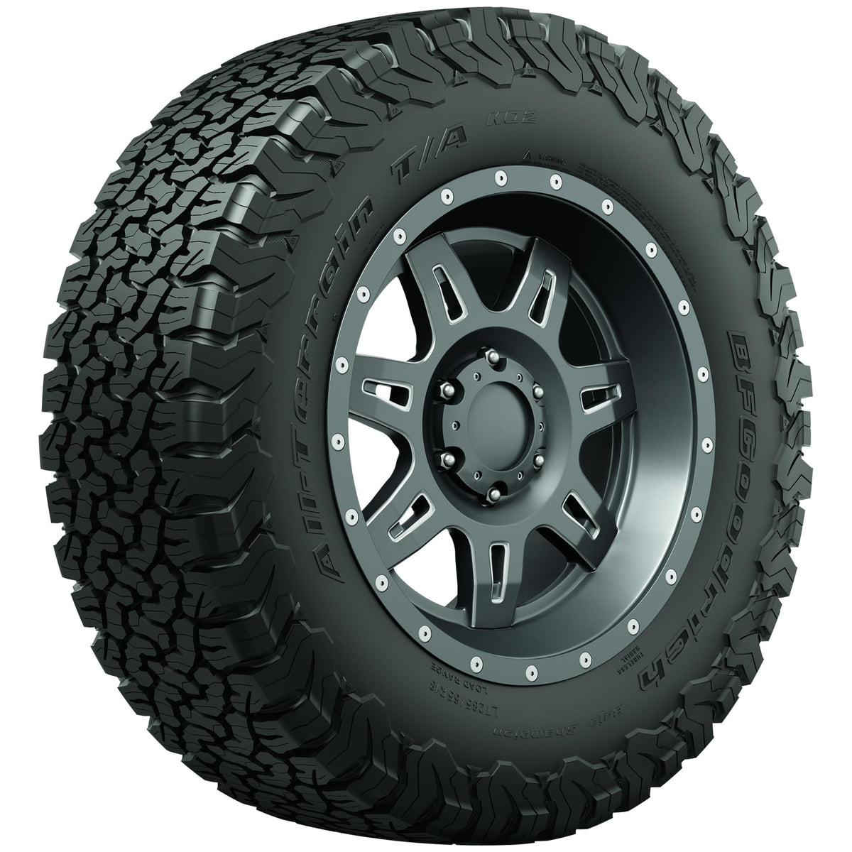 Bfgoodrich All Terrain T/A Ko2 Radial Car Tire For Light Trucks, Suvs, And Crossovers, Lt255/55R18/D 109/105R