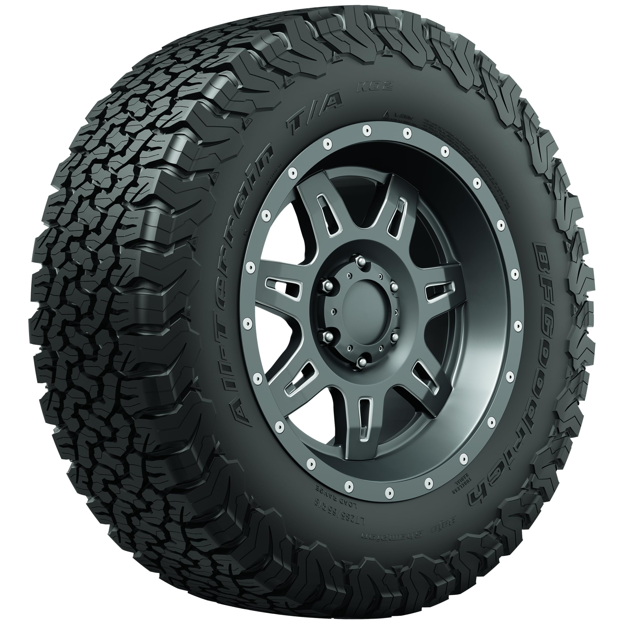 Bfgoodrich All Terrain T/A Ko2 Radial Car Tire For Light Trucks, Suvs, And Crossovers, Lt255/75R17/C 111/108S