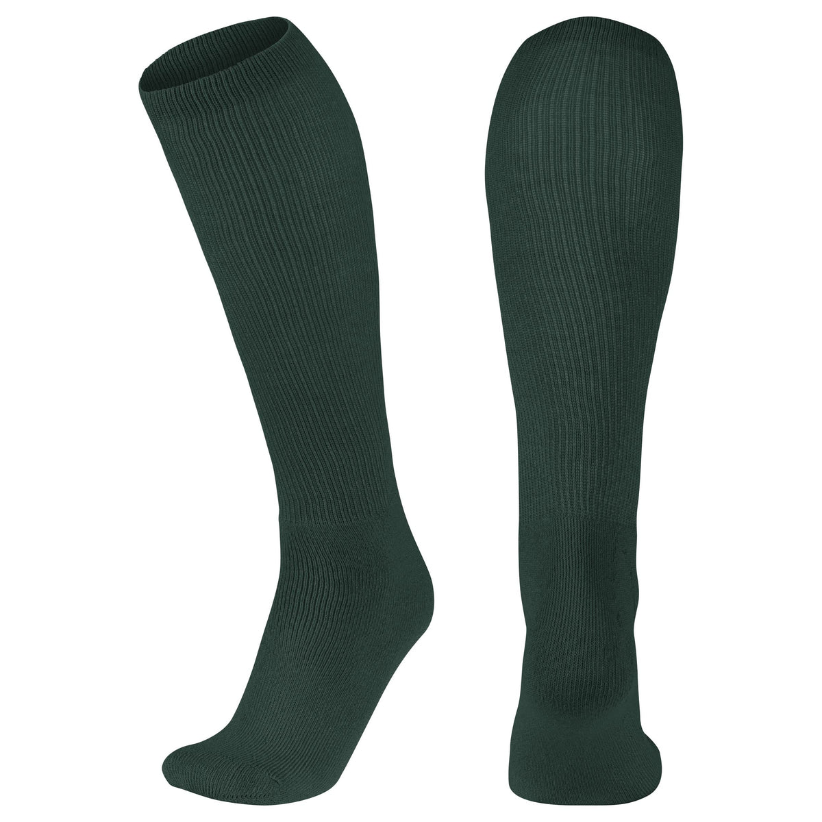 Champro Womens Multi-Sport Athletic Compression For Baseball, Softball, Football, And More Multi Sport Socks, Forest Green, Larg