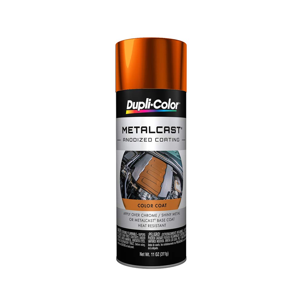 Dupli-Color Mc205 Metalcast Automotive Spray Paint - Orange Copper Anodized Coating - 11 Oz Aerosol Can