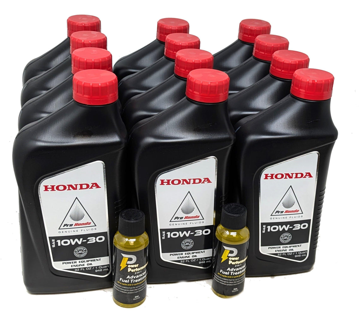 Honda 08207-10W30 (Case of 12) Engine Oil Quarts and Fuel Treatment