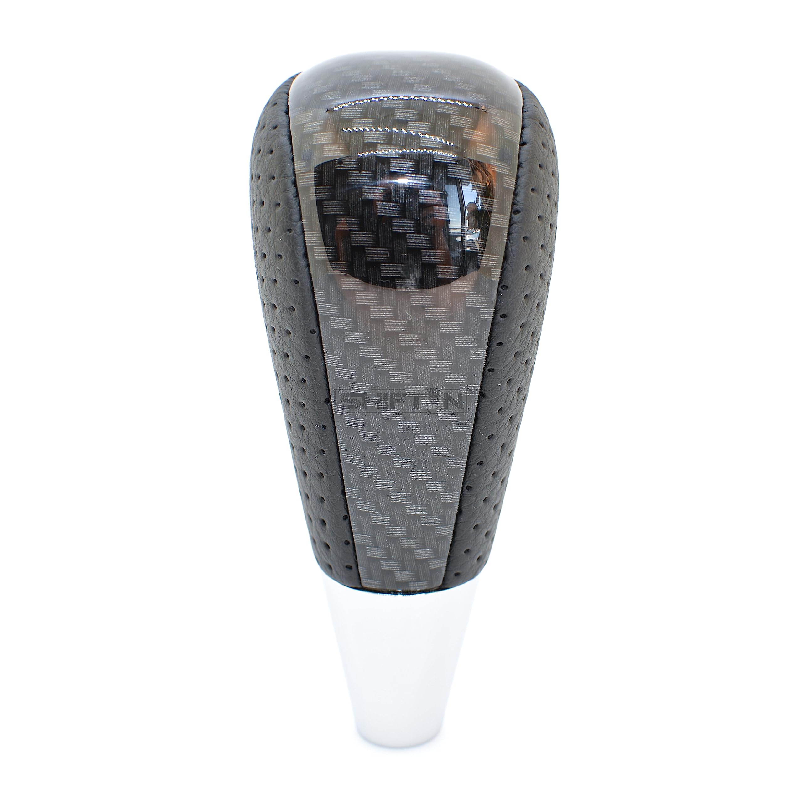 Shiftin Carbon Fiber Gear Shift Knob Fits For Toyota Avalon Yaris 4Runner Sienna Camry Tacoma And Lexus Es Gs Sc Rx Ls (Black Le