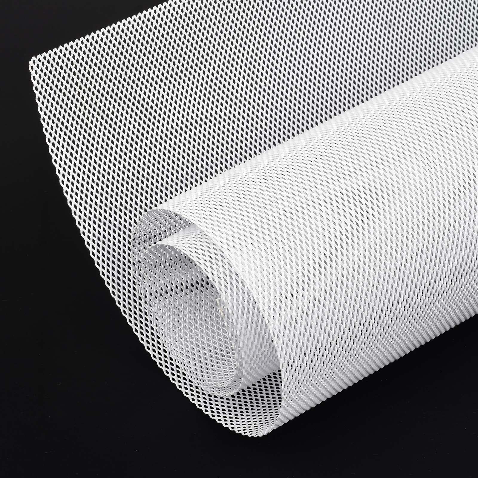 AggAuto Universal 40x13 Car Grill Mesh - Aluminum Alloy Automotive Grille Insert Bumper Rhombic Hole 3x6mm, One of the Most Mult