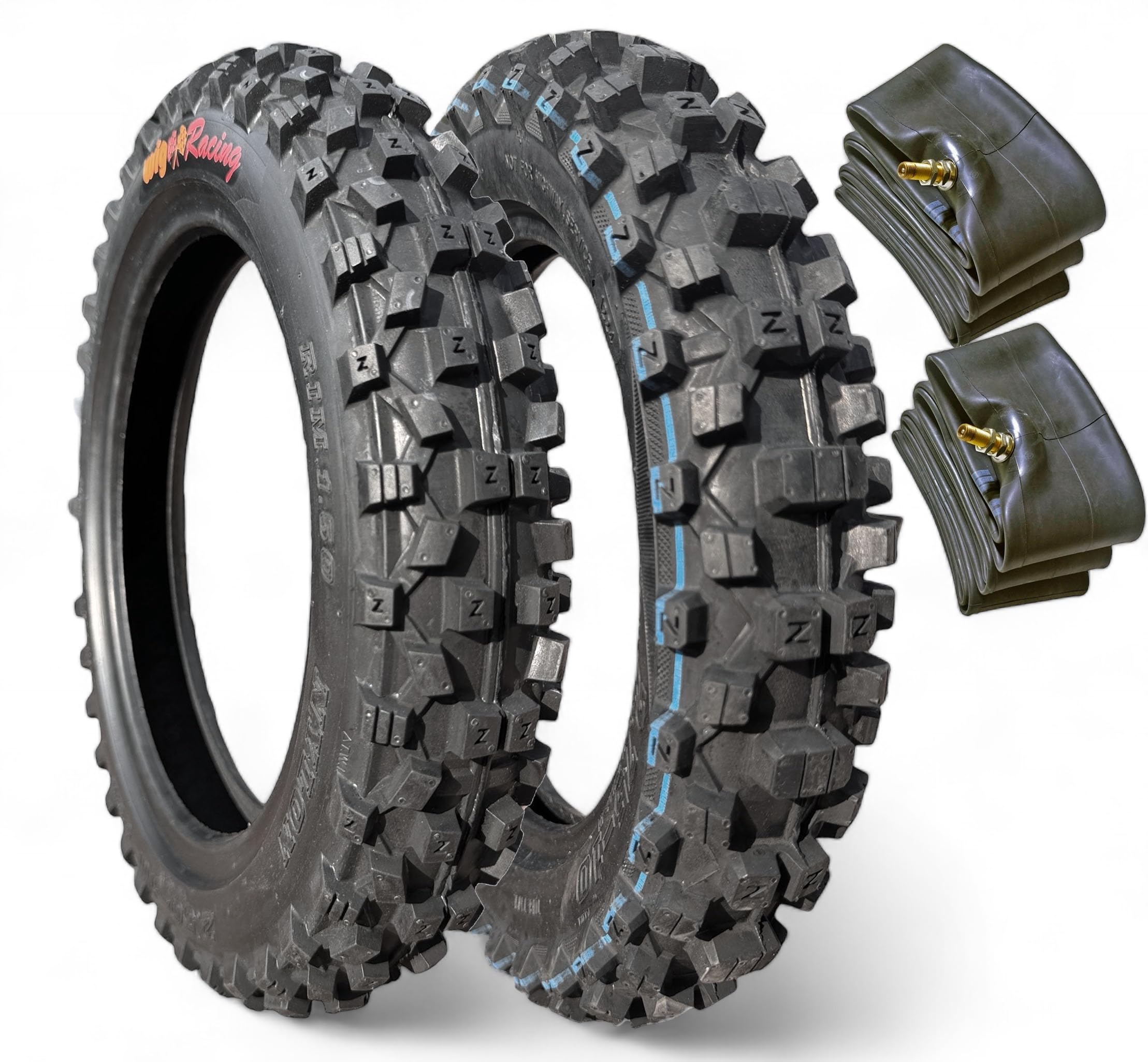 WIG Racing Tire and Inner-tube Combo 2.50x10 and 2.75x10 for CRF50, PW50, TTR50, XR50, DR-Z50, SSR50
