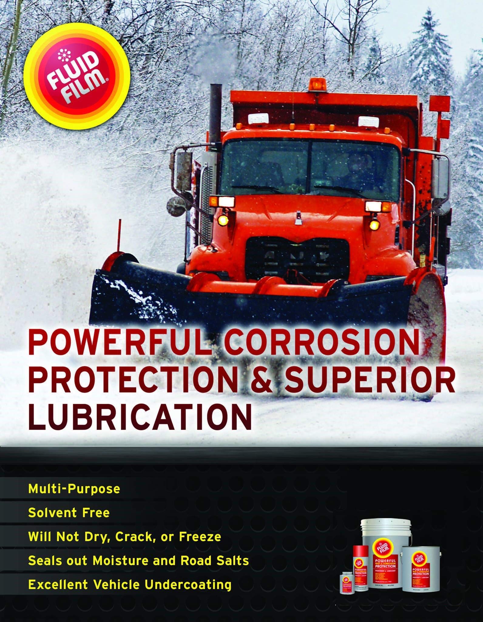 Fluid Film Rust And Corrosion Protection Control Multi Purpose Penetrant And Lubricant (5 Gallon Pail Nas)
