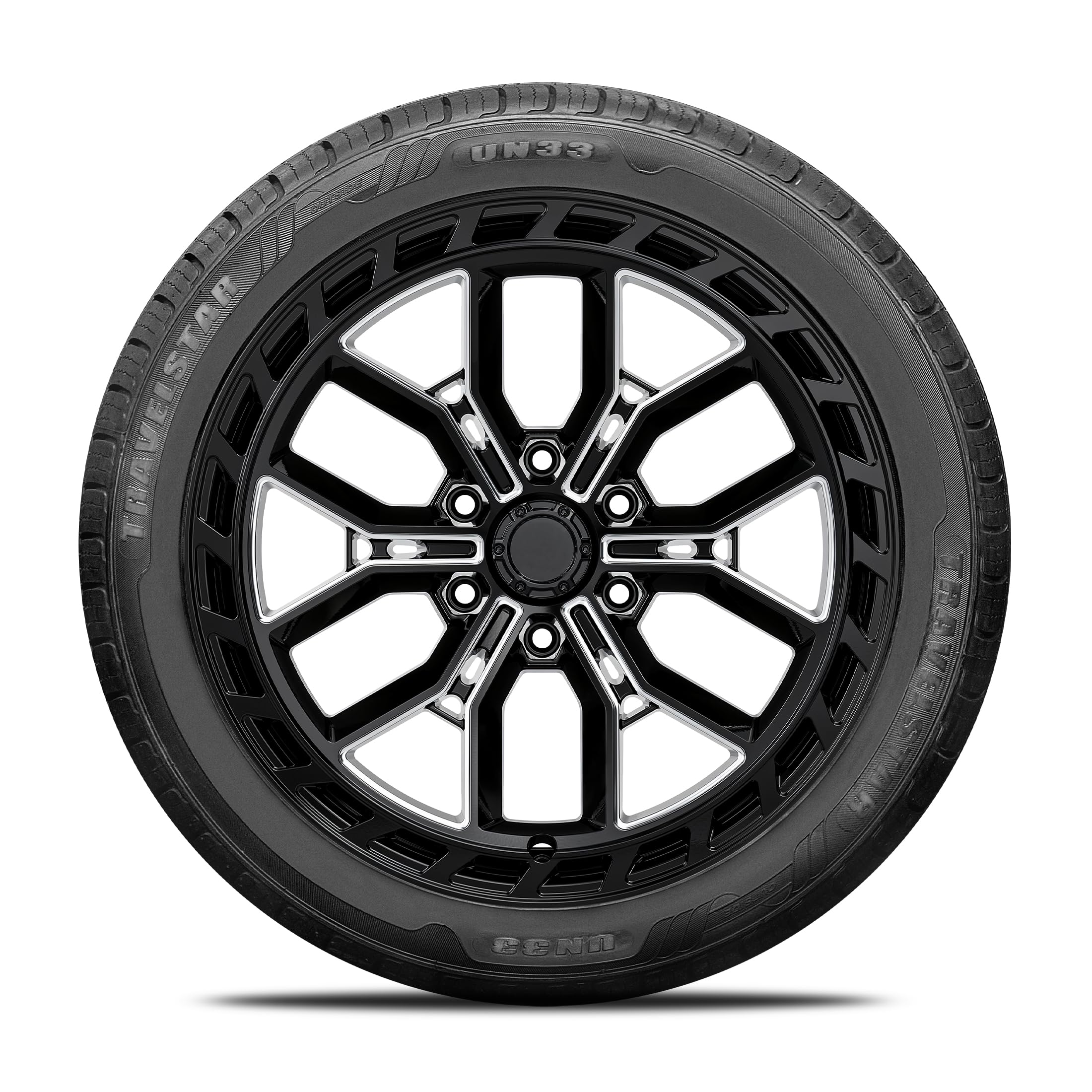 Set of 4 Travelstar UN33 225/45R17 91V All-Season High Performance Passenger Tire 225/45/17 - Includes Road Hazard Warranty (Tir