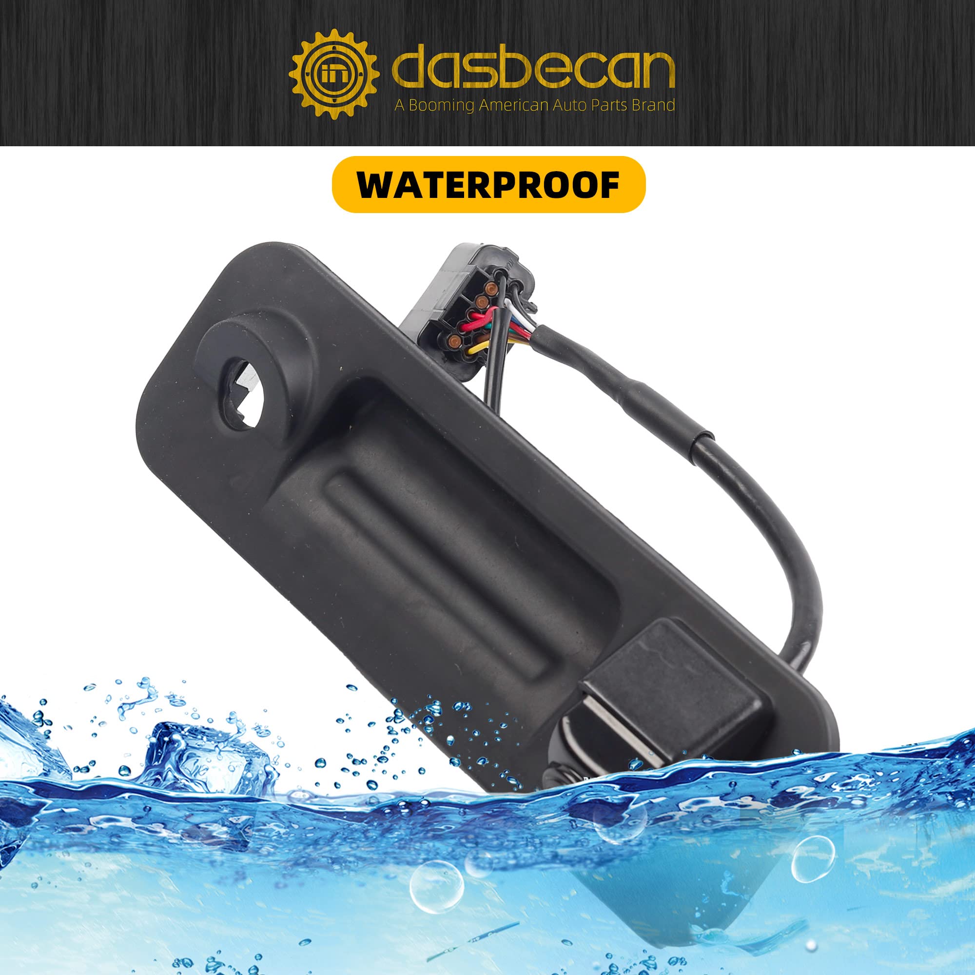 Dasbecan Backup Camera Rear View Parking Camera Compatible With Hyundai Sonata 2015 2016 2017 Back Up Park Assist Camera Replace