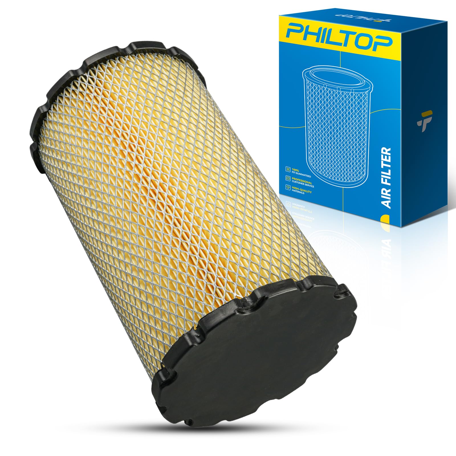 PHILTOP Engine air filter CA10616 Replacement for 2009-2012 Ford Escape 3.0L, 2009-2011 Mercury Mariner 3.0L, 2009-2011 Mazda Tr