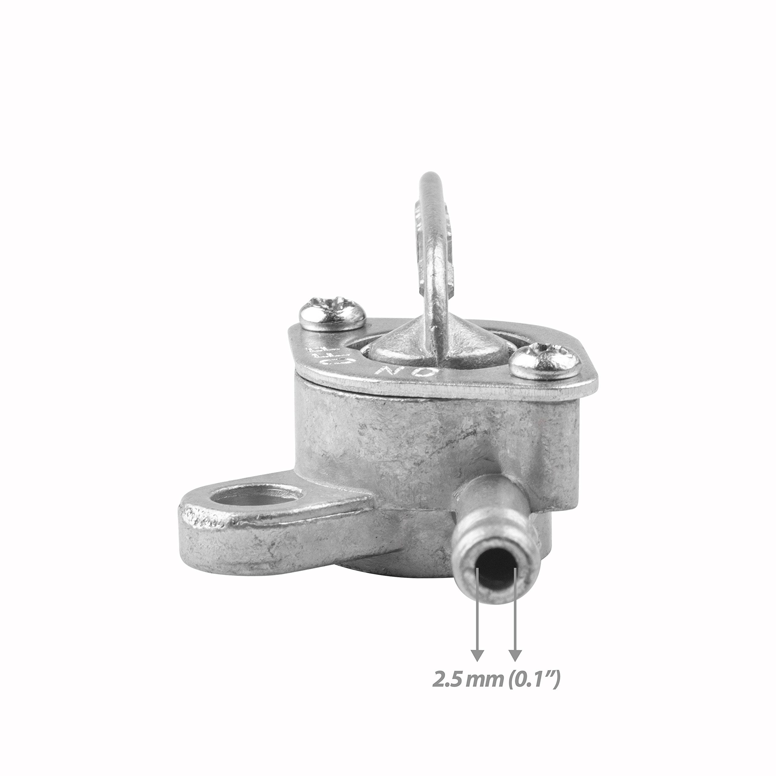 1Pz M2W-001 In-Line Gas Fuel Shut Off Petcock Fits 6Mm 1/4'' Or 3/16'' Id Hose Fuel Line For 50Cc 70Cc 90Cc 100Cc 110Cc 125Cc Sc