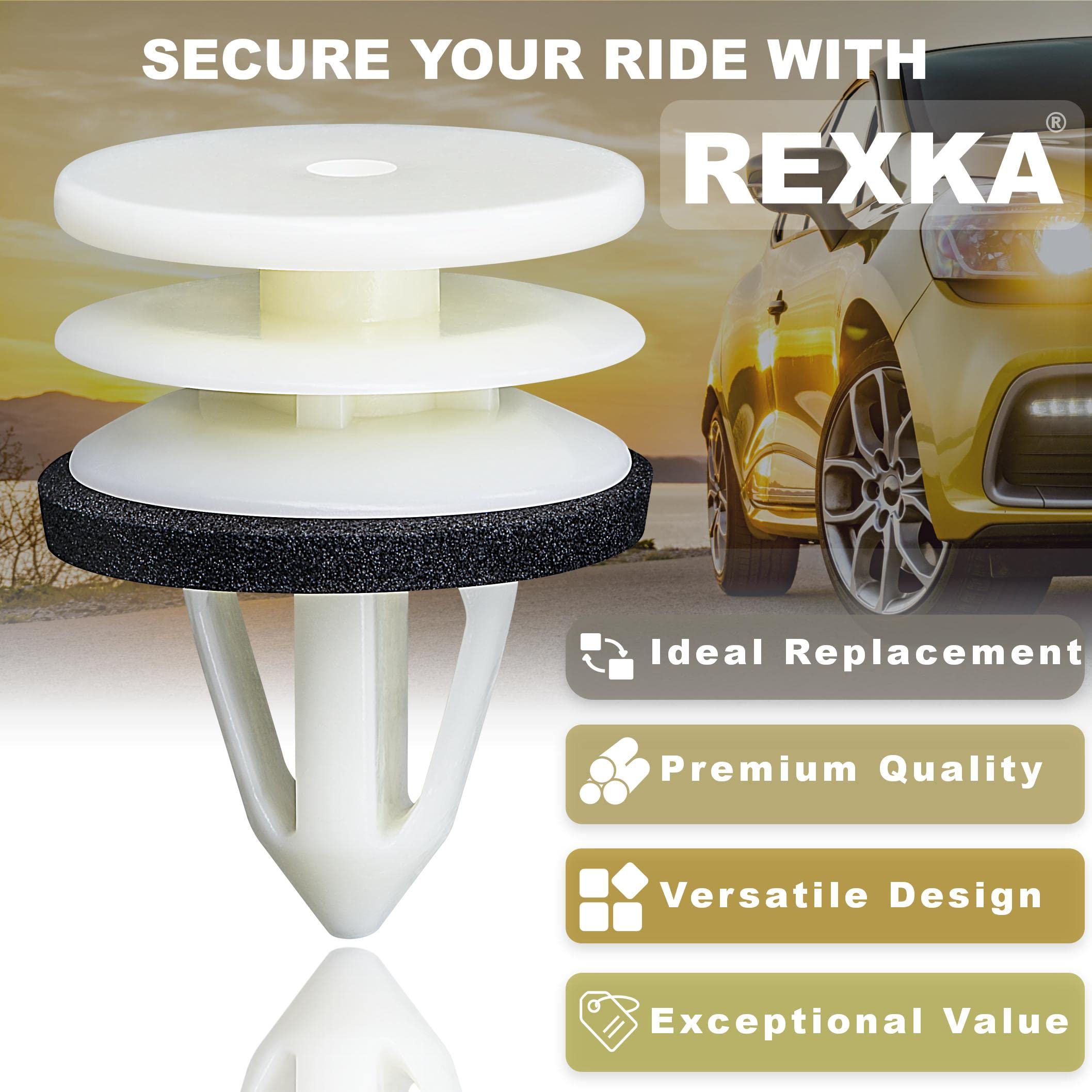 Rexka 31Pcs Door Trim Panel Retainer Clip 11519031 Compatible With Gm Chevrolet Hummer H2 Equinox Camaro Gmc Terrain Cadillac At